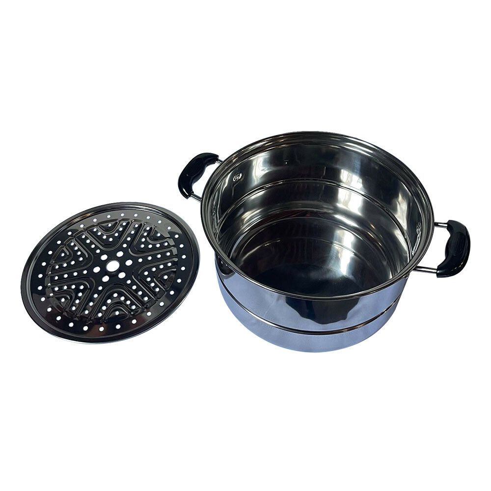 2-Tier Stainless Steel Food Steamer,Dumpling Steamer,Vegetable Steamer 10.2″
