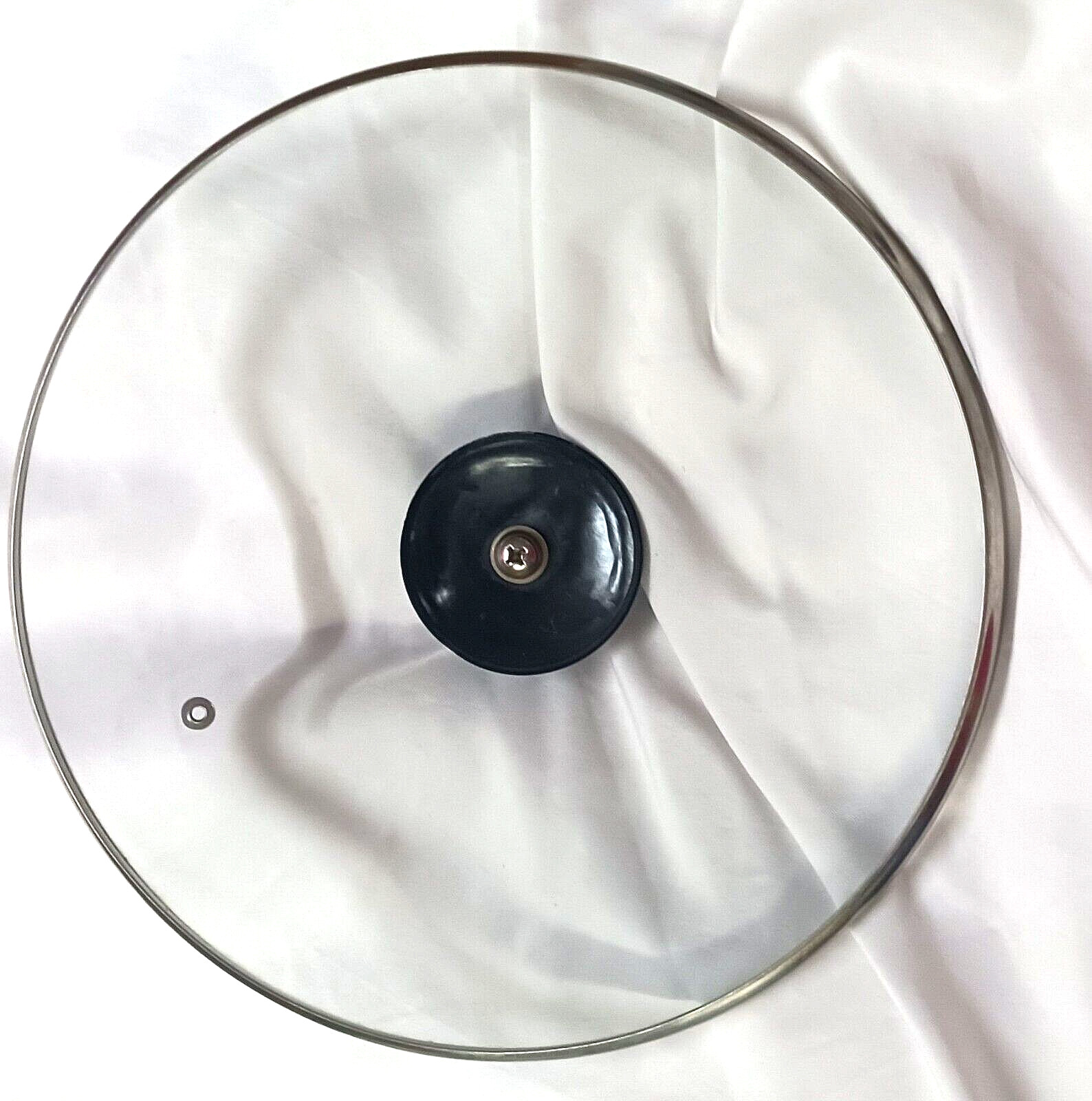 BLACK AND DECKER GLASS COVER STEAM 10 3/4 INSIDE RIM & 11.25″ OUTTER RIM