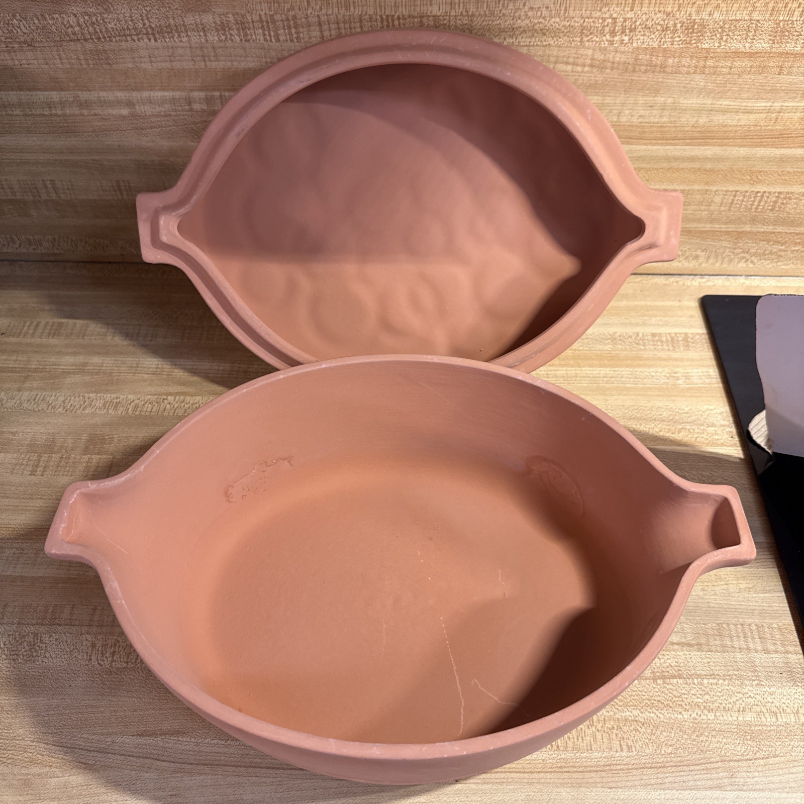 Ikea STIL Design Carl Ojerstam Clay Covered Pot/Dish 36cmx23cm (14 1/4” x9”)
