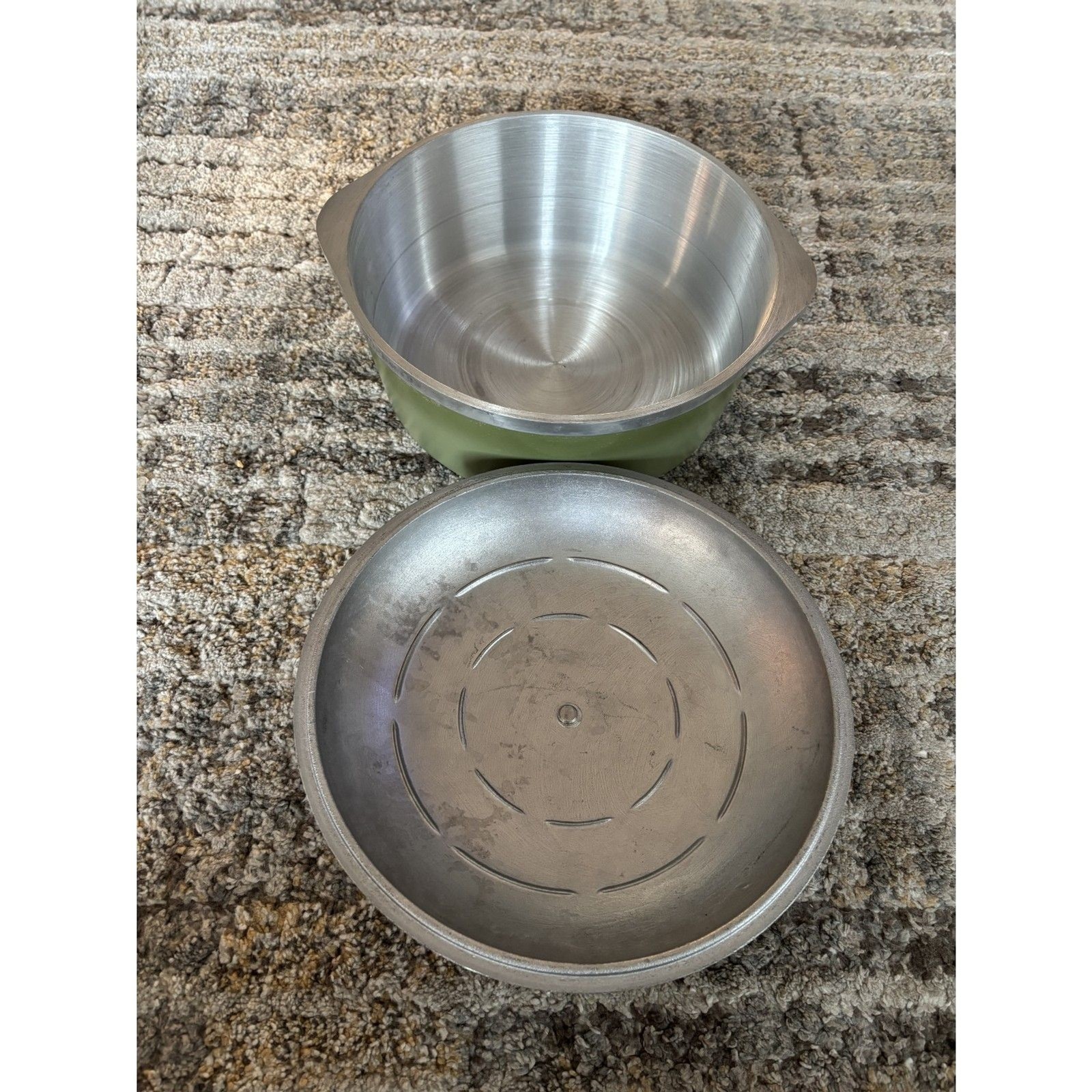 VTG Club 4qt Aluminum pot avocado green