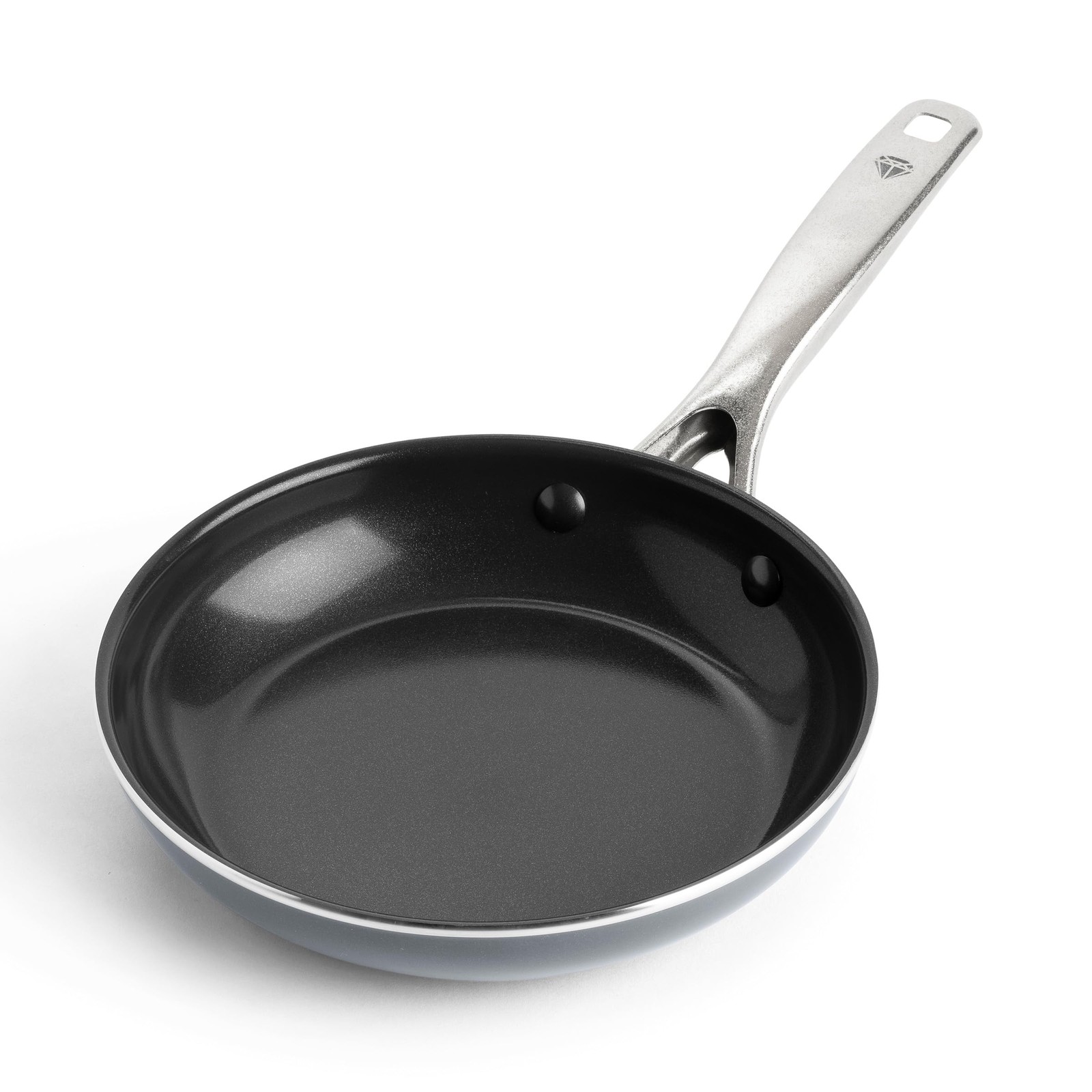 Blue Diamond Frying Pan 8” Skillet, 8″ Gray