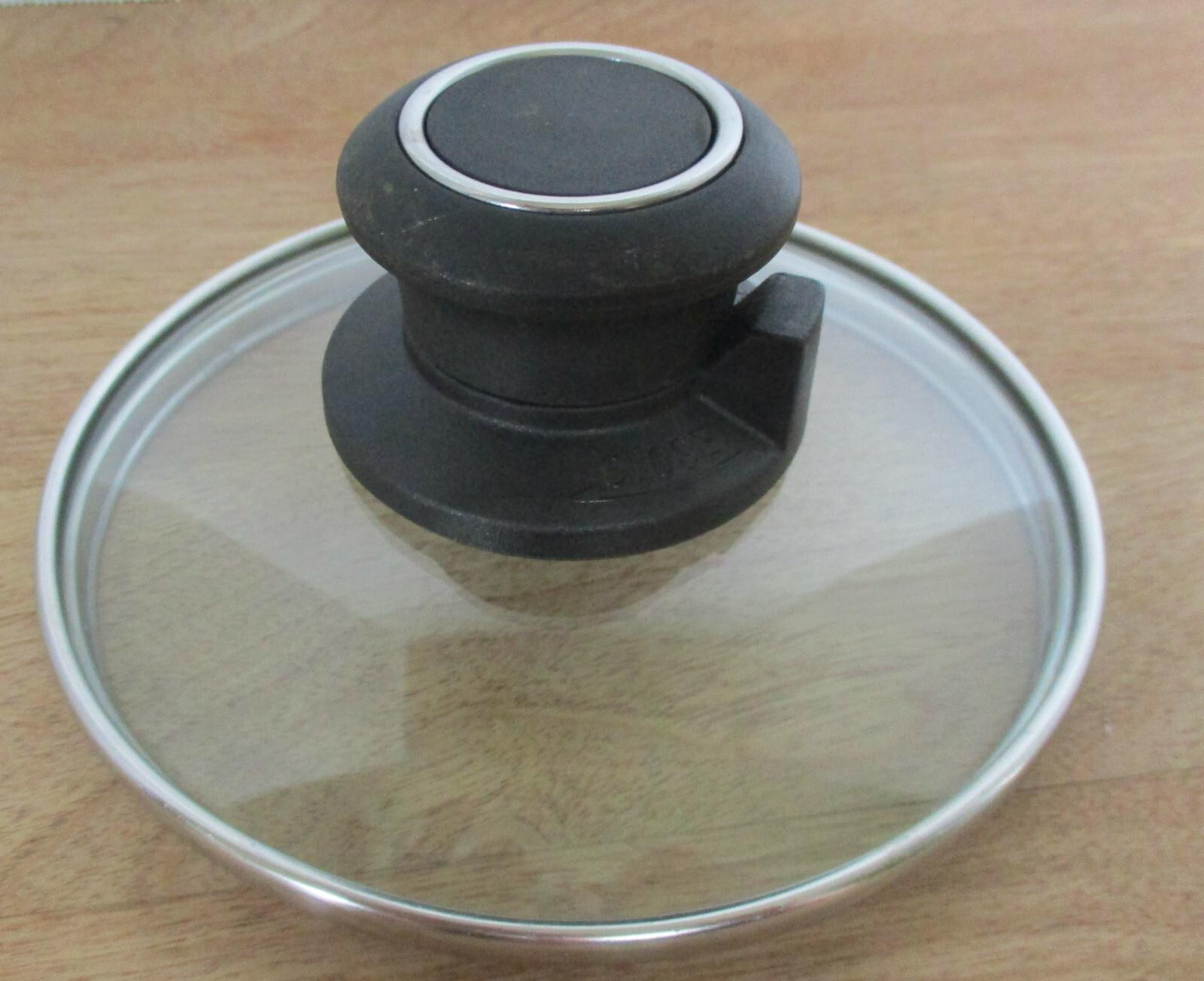 T-Fal Replacement Glass Lid Outer Rim 5-1/2″ inner rim Adjustable Vented Knob