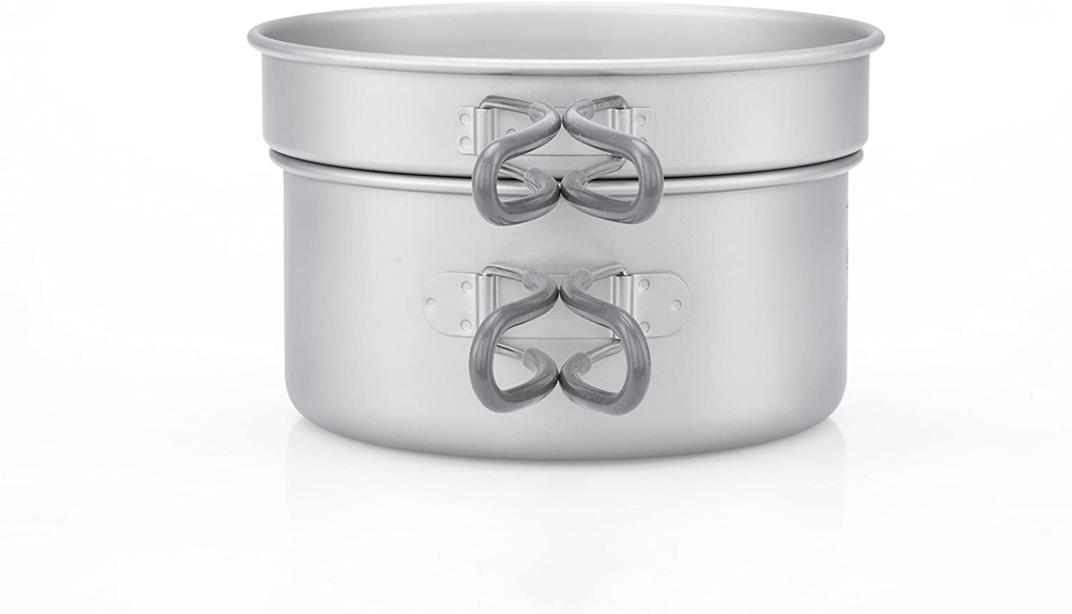 Keith Titanium Ti6016 2-Piece Pot and Pan Cook Set – 1.55 L