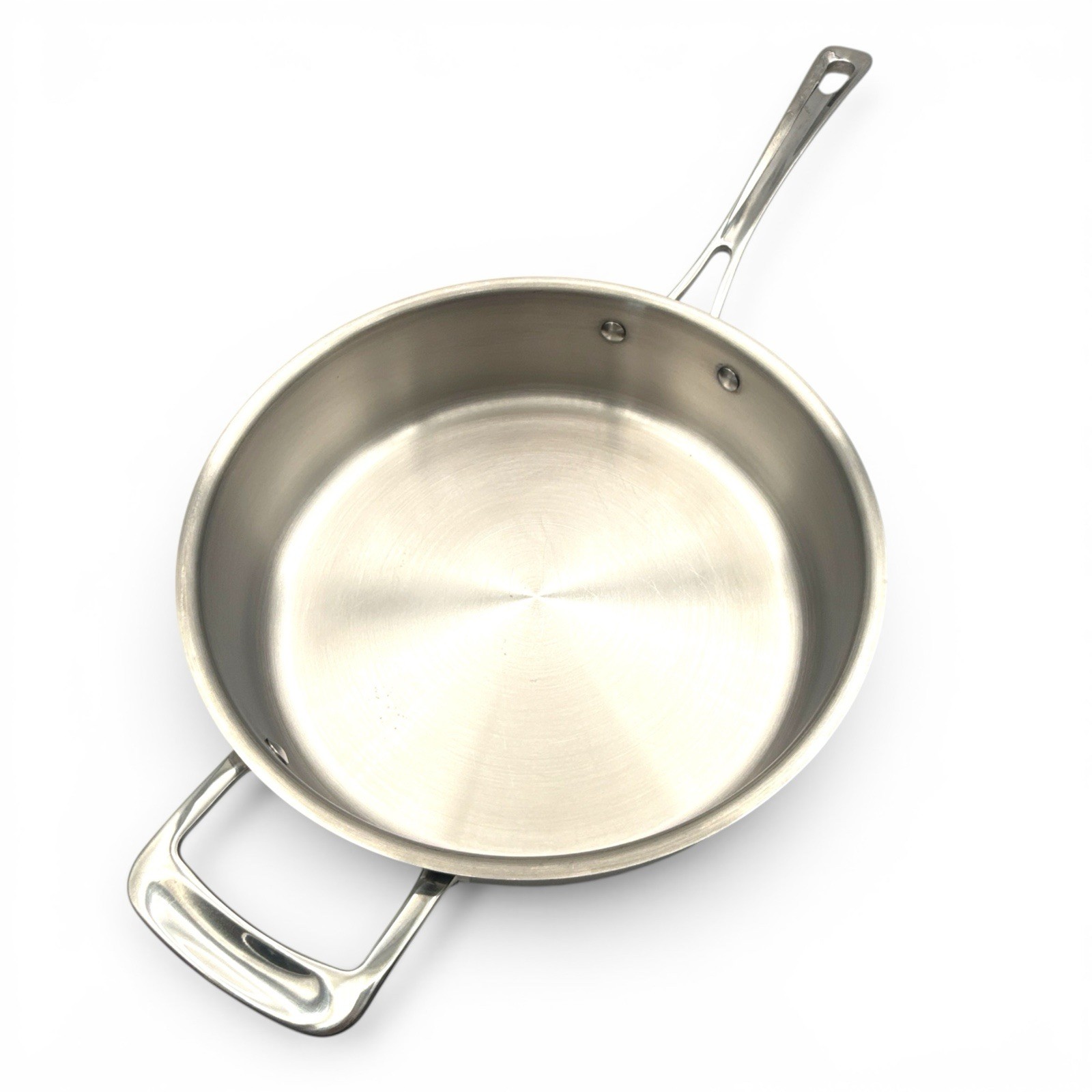 Italic 3Qt Stainless Steel Clad Saucier Pan With Lid