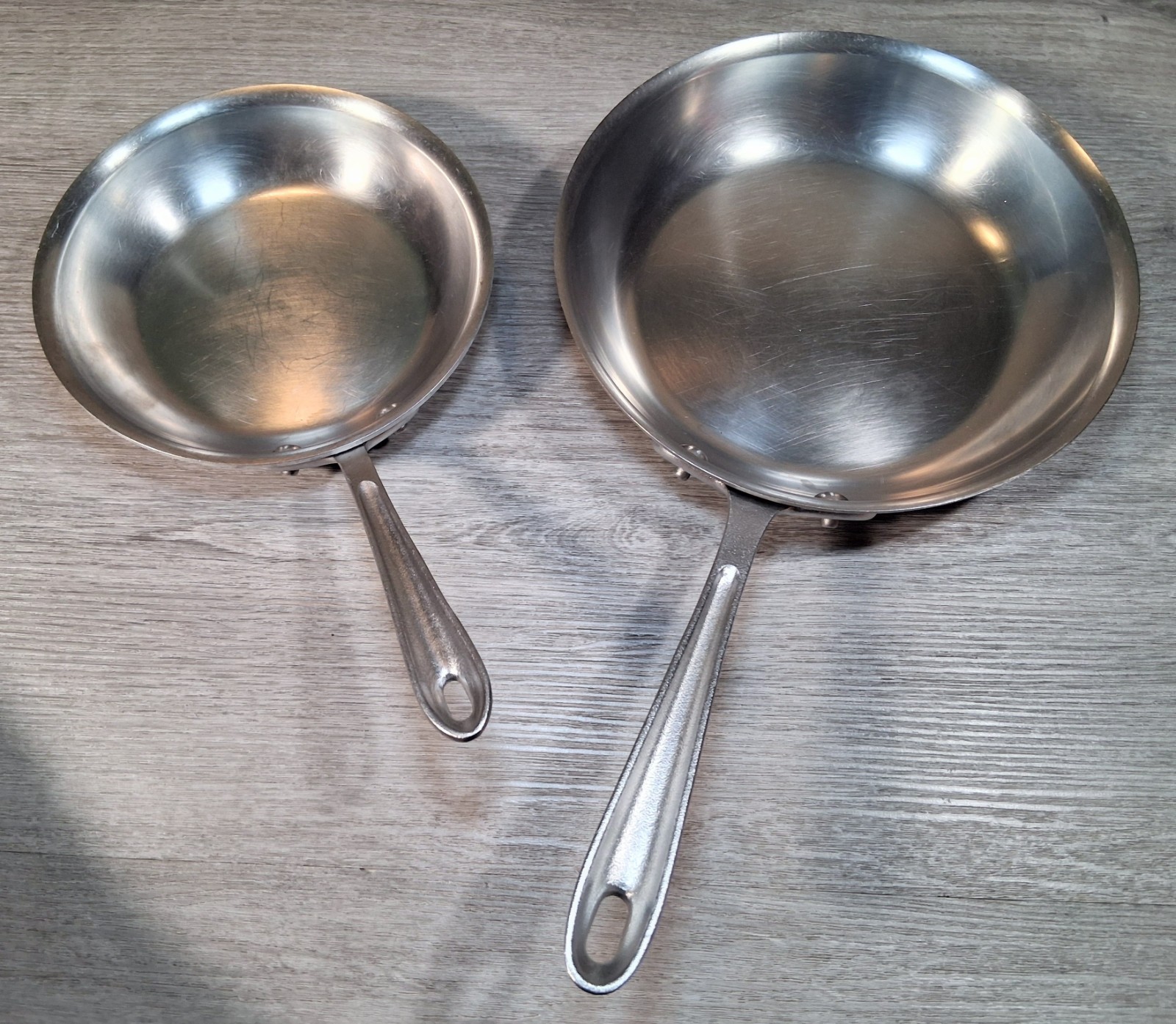 All-Clad Master Chef Cookware Set (10 Nice Pcs. Pots/Pans/Lids) Very Clean