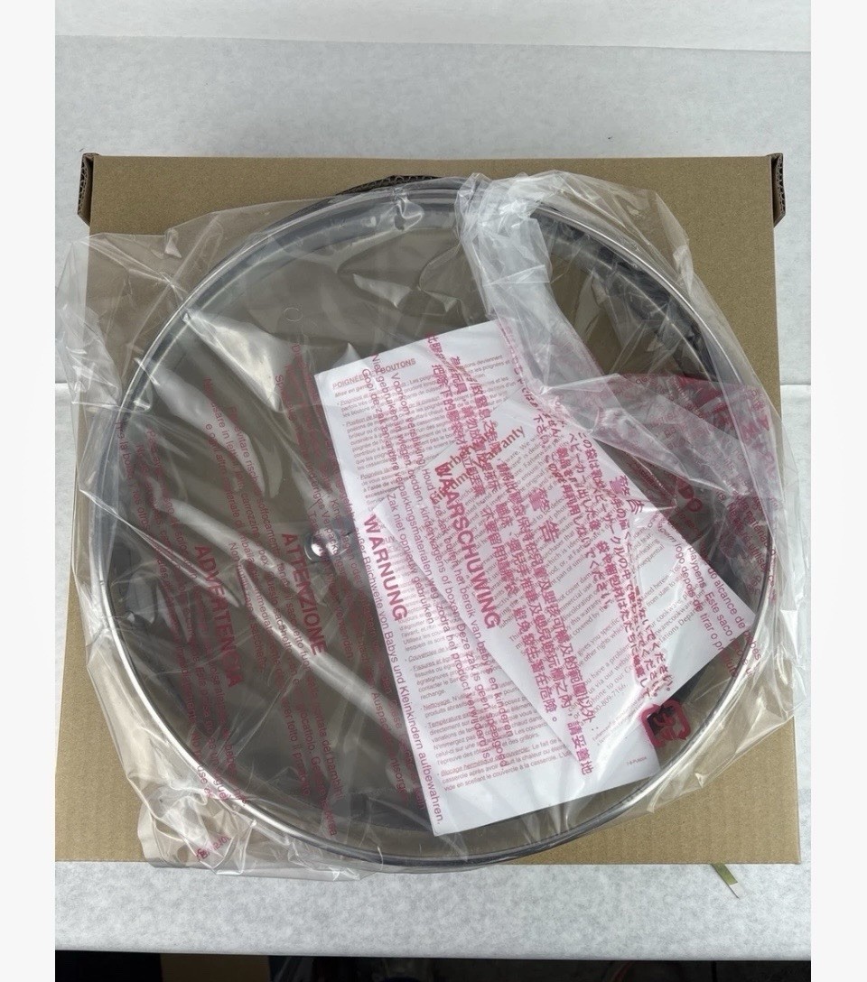Farberware Millennium 12” SS Everything Pan with Lid, Double Handle New