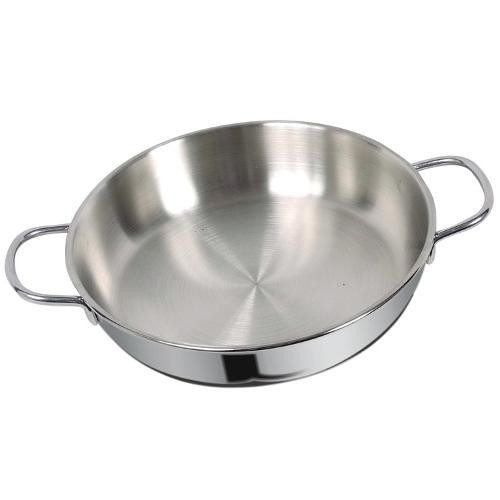 Metalsomma Dune Pan, Model 300 28, In Polished Steel, For Various Dishes
