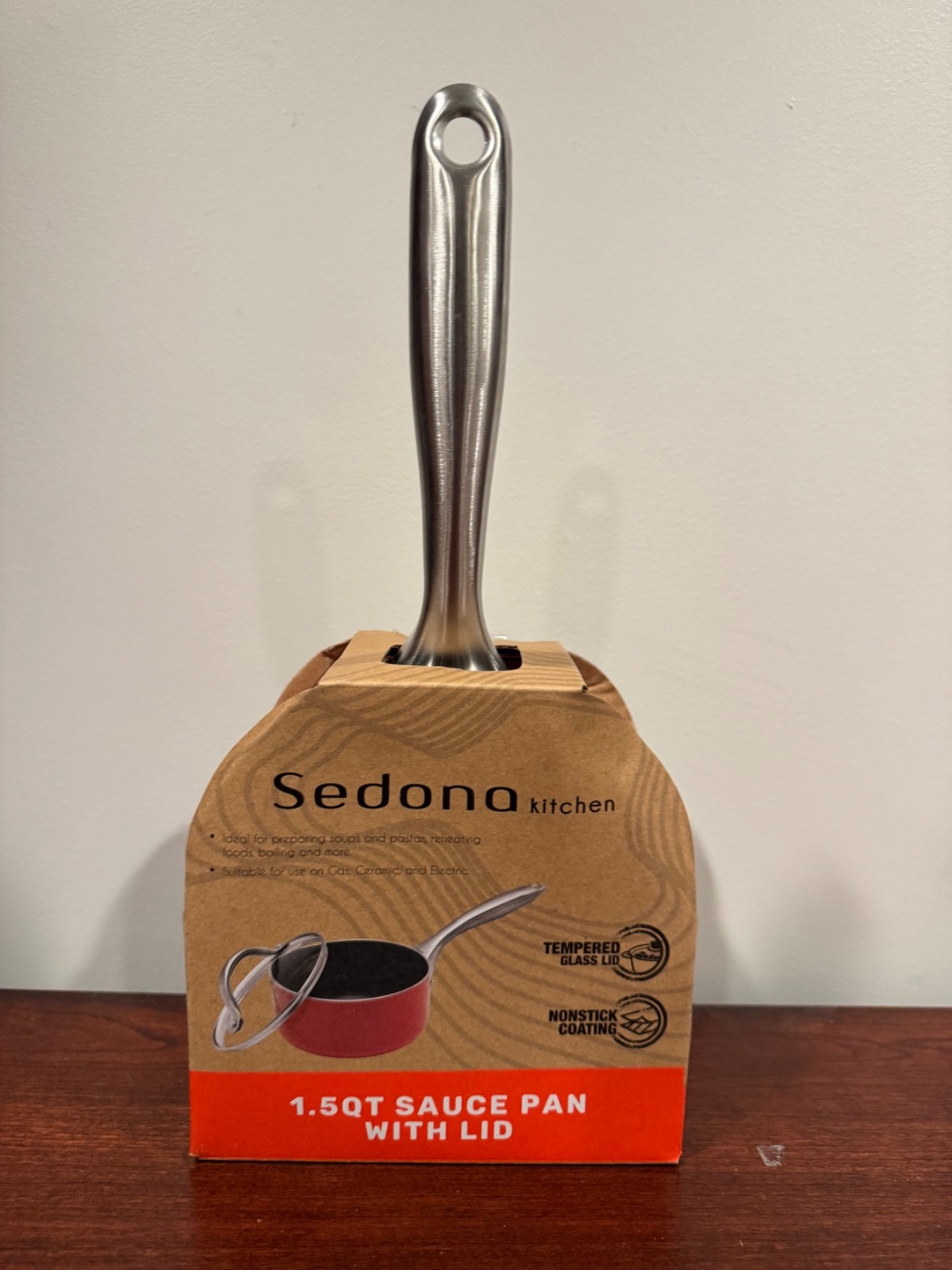 Sedona Kitchen 1.5 QT Sauce Pan With Lid