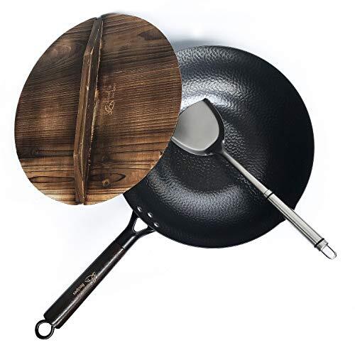 Carbon Steel Wok for Electric, Induction and Gas Stoves USA.