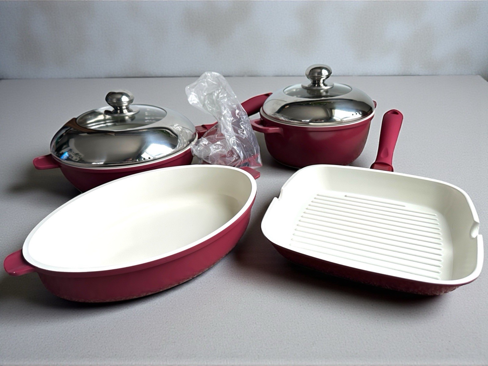 Lorena Garcia Bella Kitchen 11 Pc Ceramic Cookware Set Technolon Nonstick New