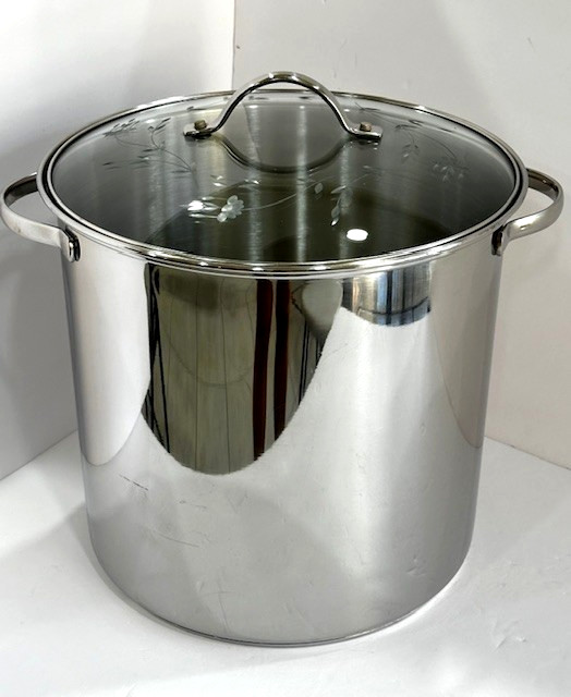 Princess House Heritage Stainless Classic 15 QT Stockpot w Lid