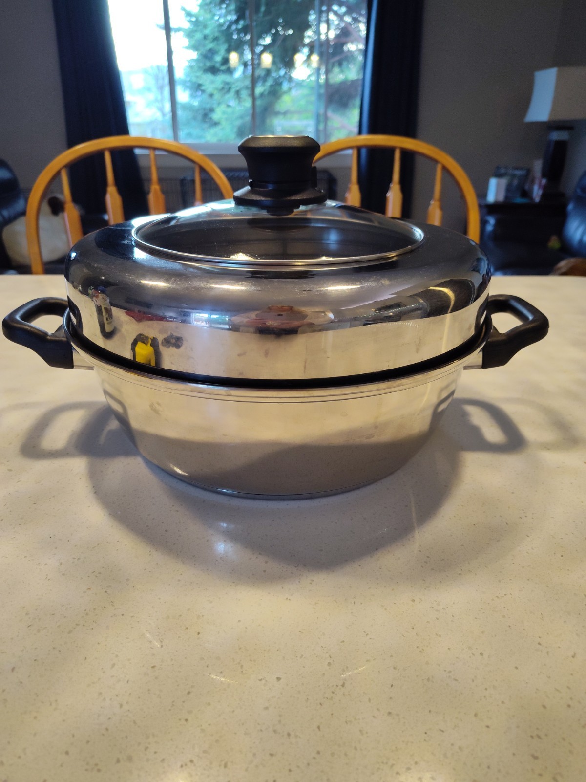 Ultrex 2 Convection Pan Model 11373 Steam Vent Knob, wire rack, non-stick