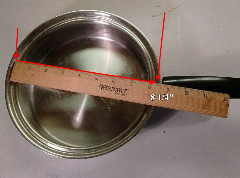 Lifetime Lid West Bend Stainless Cover for Pan Pot Dutch Oven Skillet [Pick Size