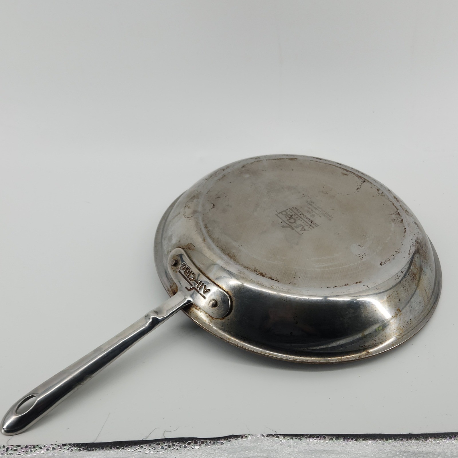 All-Clad D5 Stainless 12 Inch Fry Pan Skillet USA Made No Lid