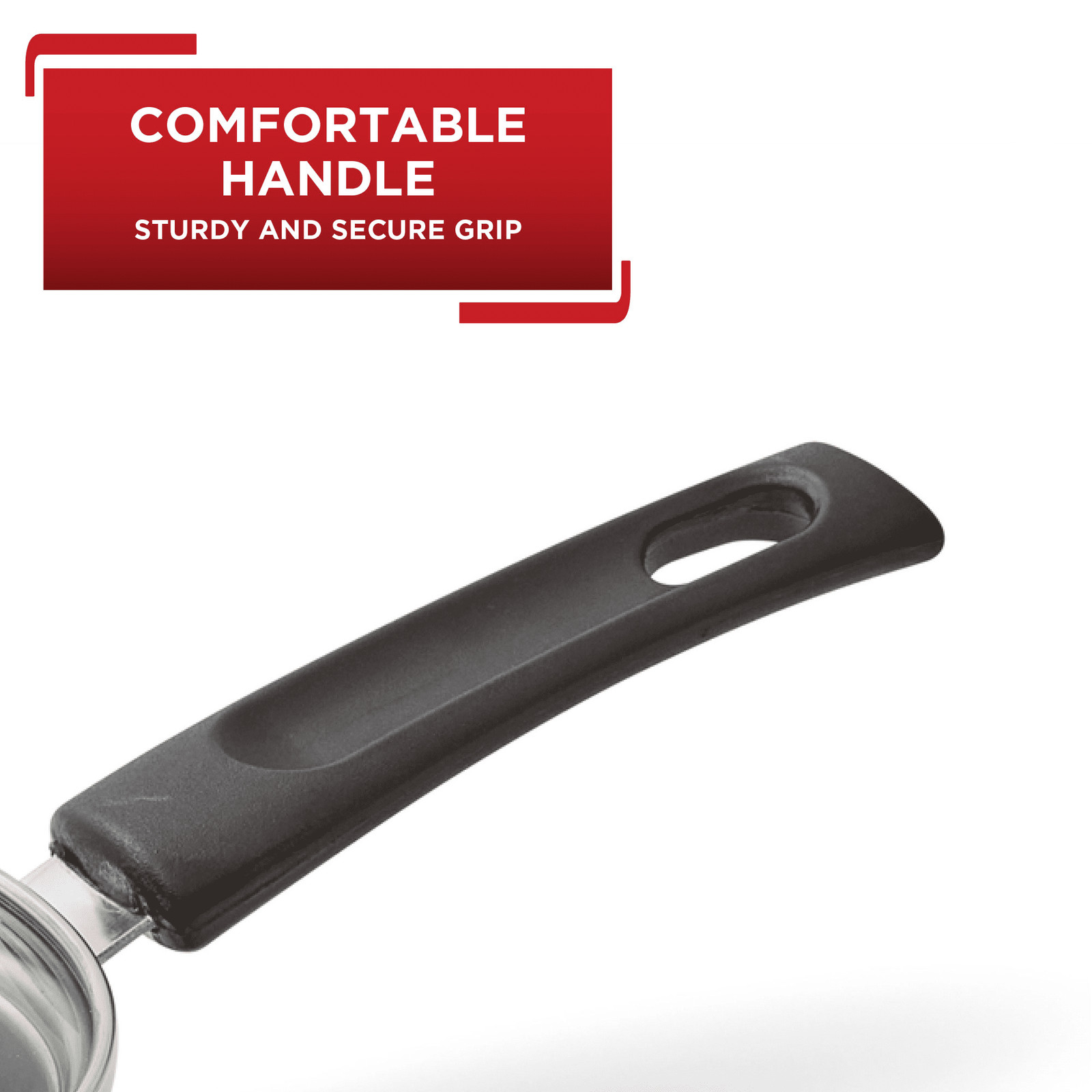 Easy Care Nonstick Cookware, Covered One Egg Wonder Fry Pan, 4.5 inch, Black