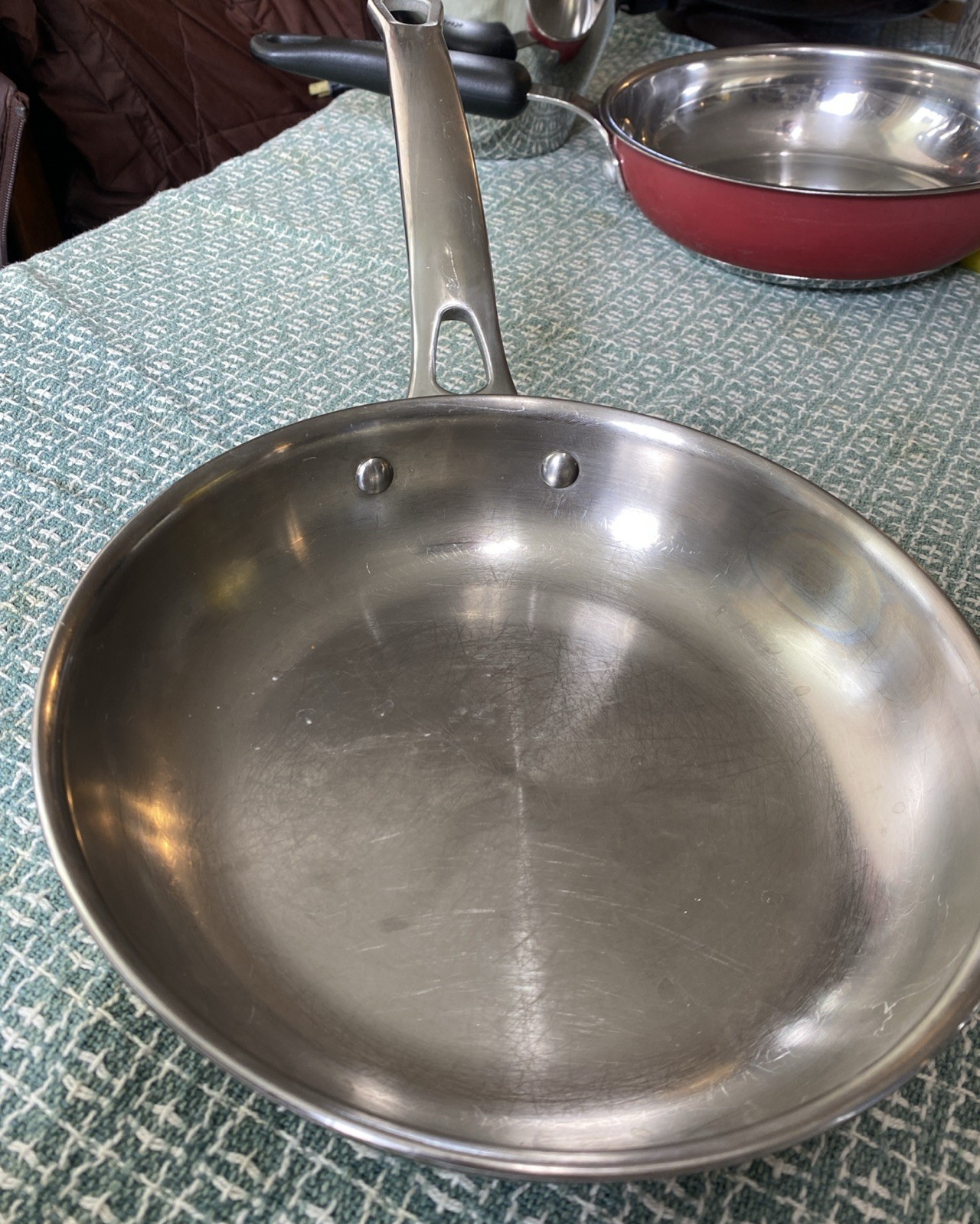 TRAMONTINA Tri-Ply Clad Stainless Steel 8″ Frying Fry Sauté Pan Brazil