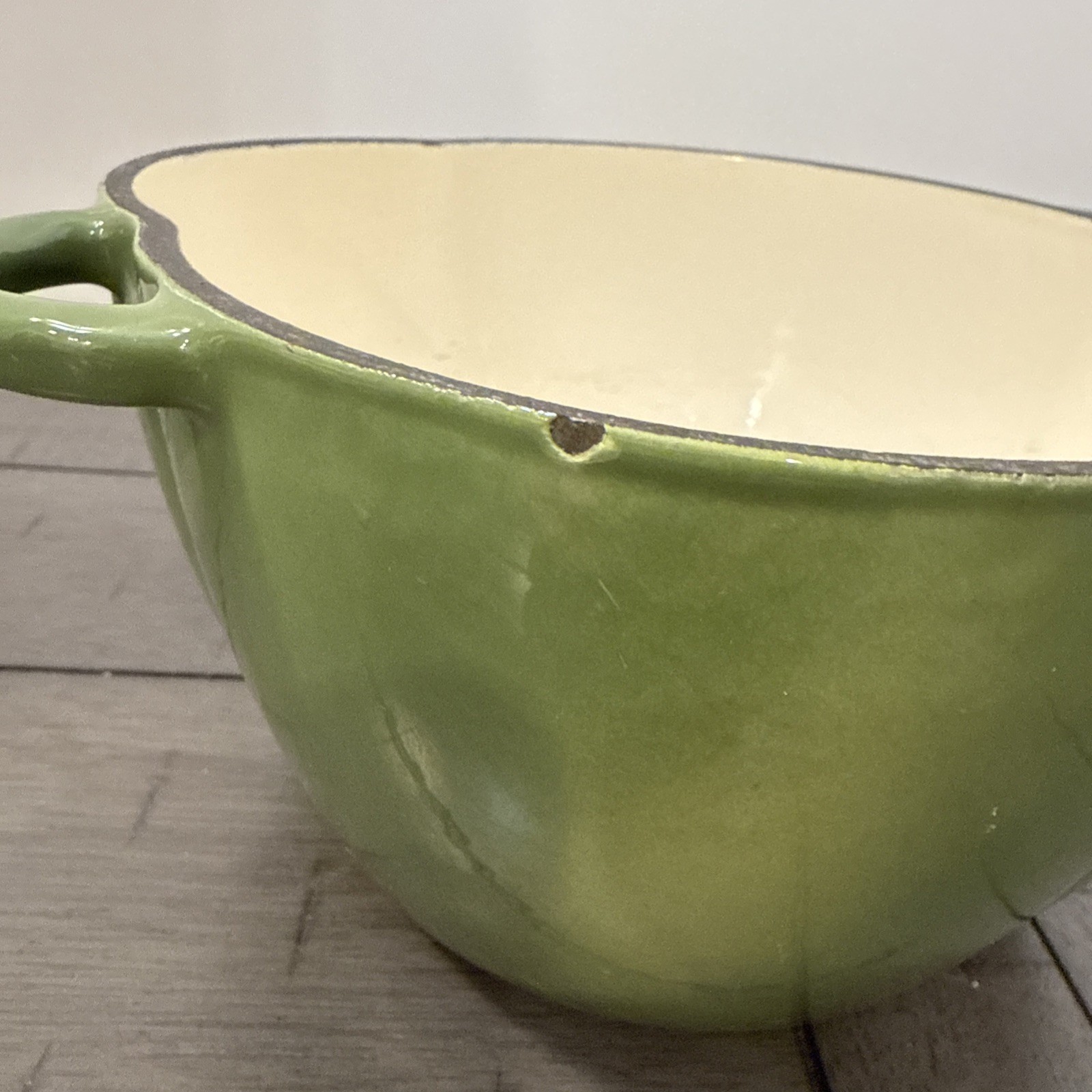 Technique Green Bell Pepper Enameled Cast Iron Dutch Oven Pot Casserole