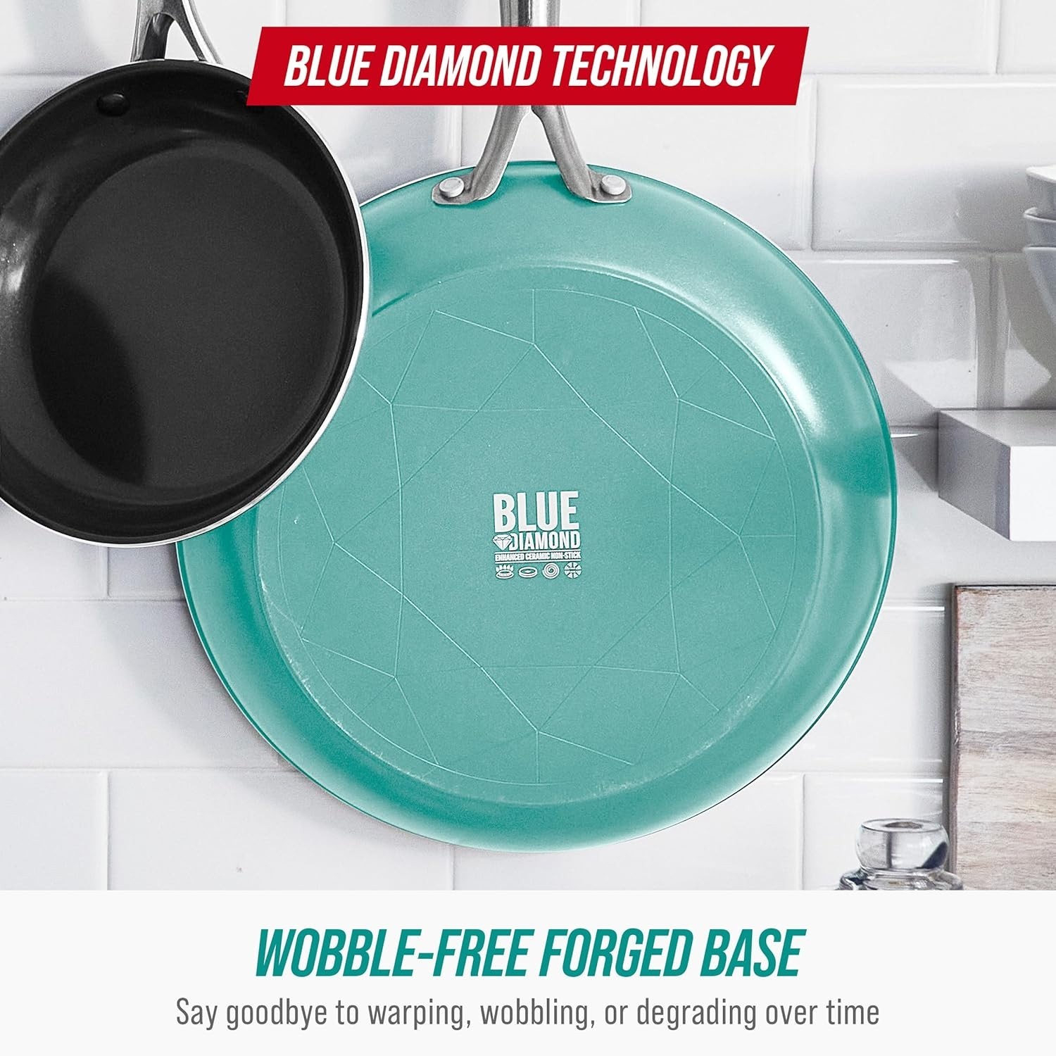 Innovative 8-Inch Pink Frying Pan with Ceramic Coating – Oven Safe up to 600°F