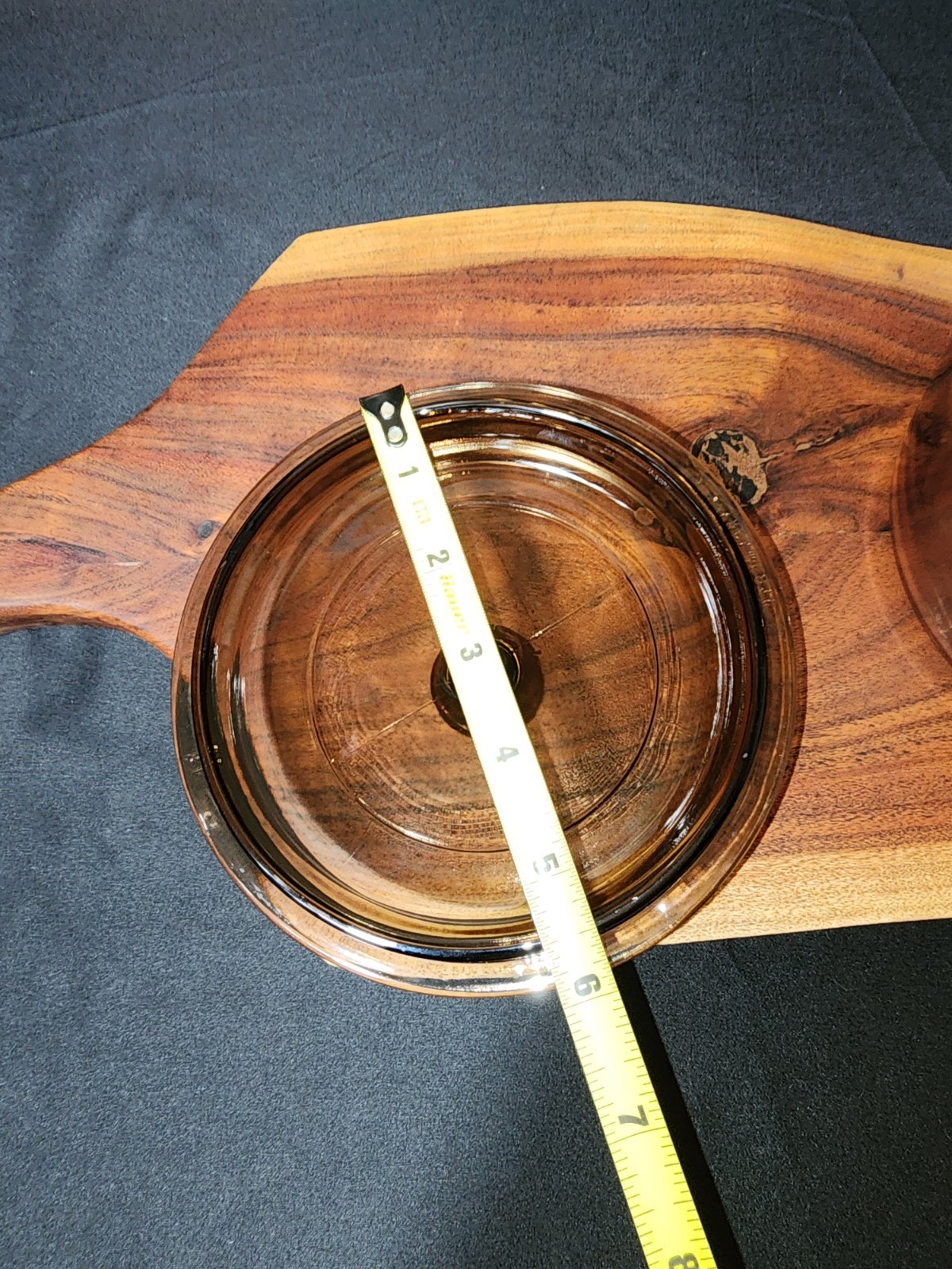 1970’s Visions Corning 1 Liter Saucepan V-1-B With Pyrex Lid P-8-1C Amber France