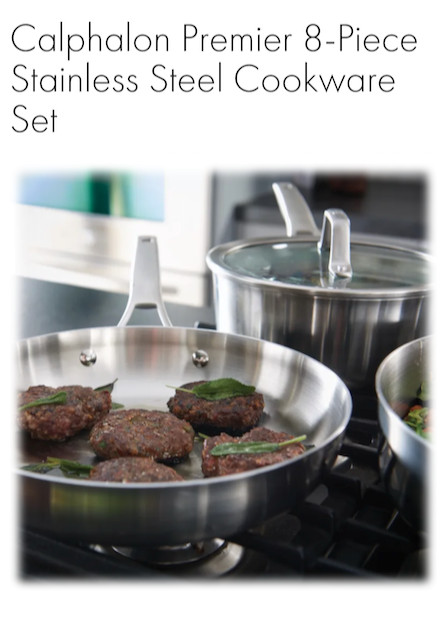 Calphalon® Premier™ Stainless Steel 8-Piece Set