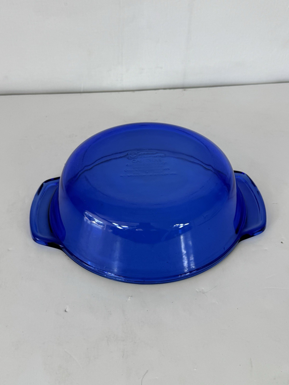 Anchor Hocking Ovenware Cobalt Blue 1.5 Qt Casserole Dish Baking Dish 8.25″ USA
