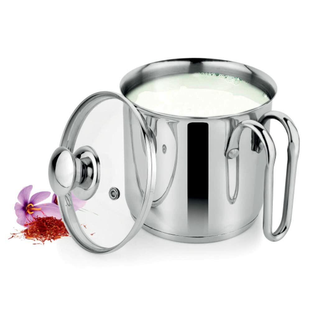 Stainless Steel Milk Boiler 1.8 L and 14cm Diameter Pot