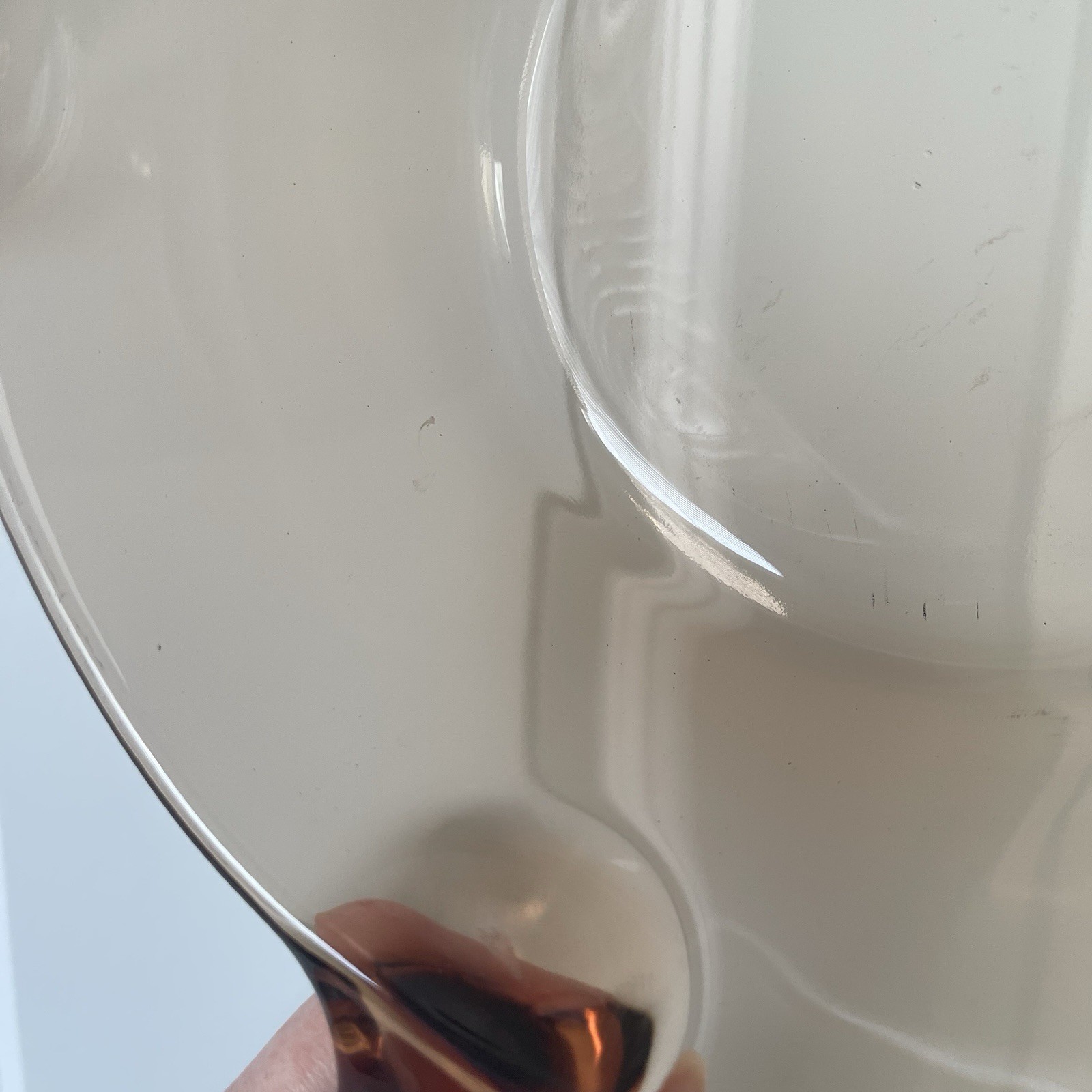 Vintage Pyrex Corning Vision Ware Amber 1L Glass Cooking Pot Spout Lid – USA