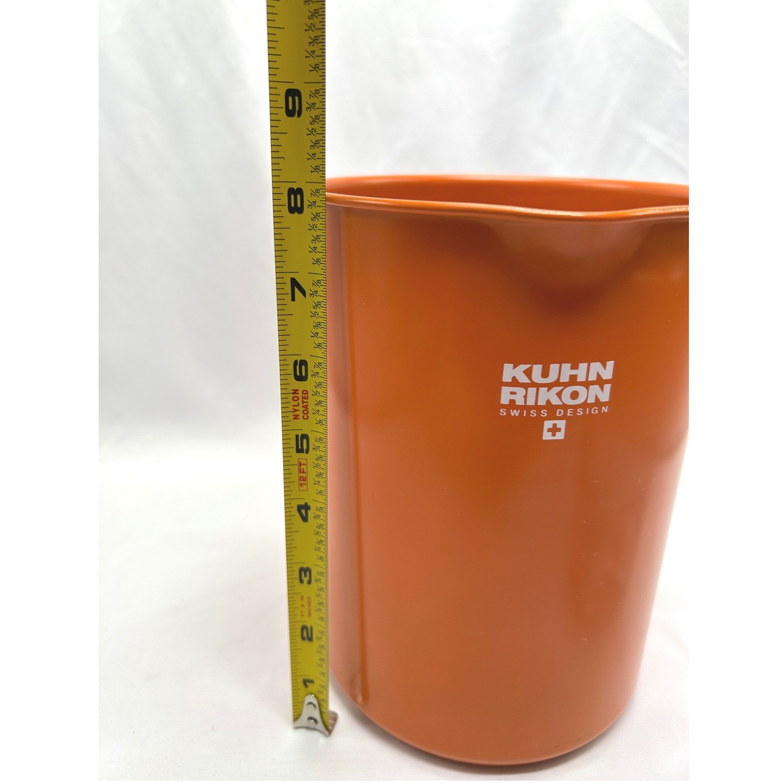 Kuhn Rikon Swiss Design Orange Asparagus Vegetable Steamer Pot & Wire Basket Set
