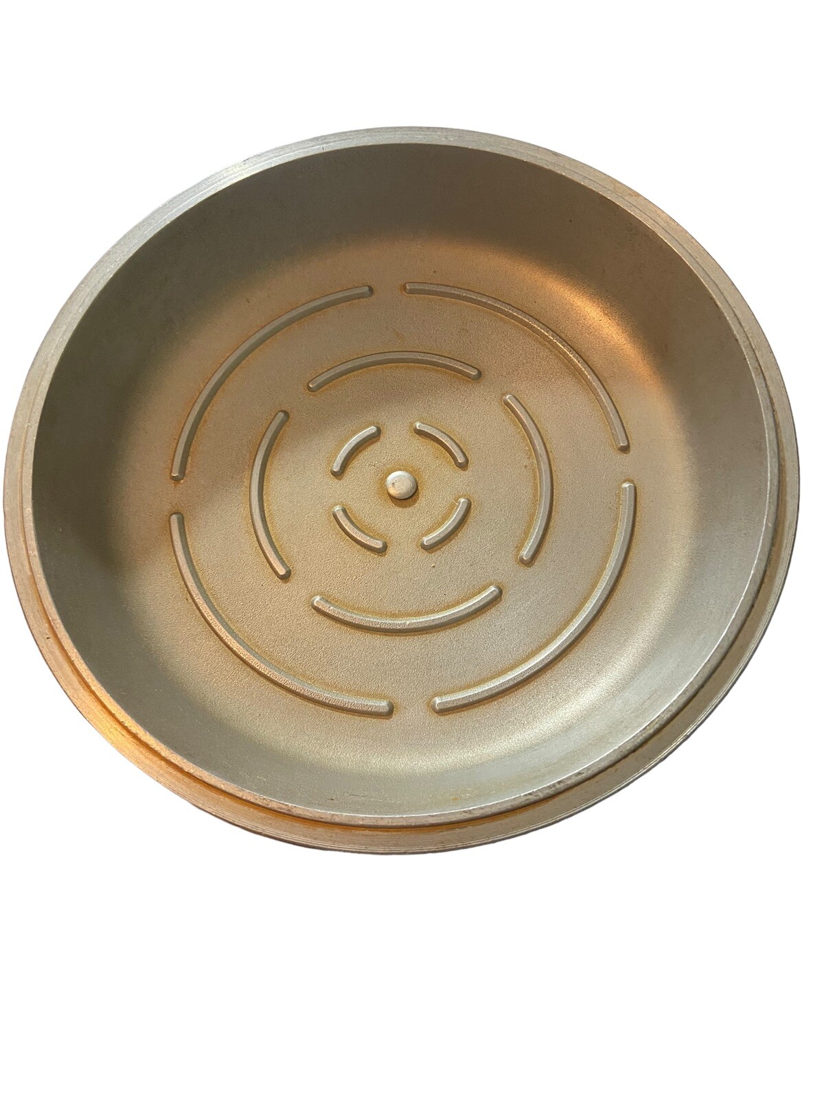 Vintage Sears Roebuck Cast Aluminum Nonstick Interior Harvest Gold Dutch Oven