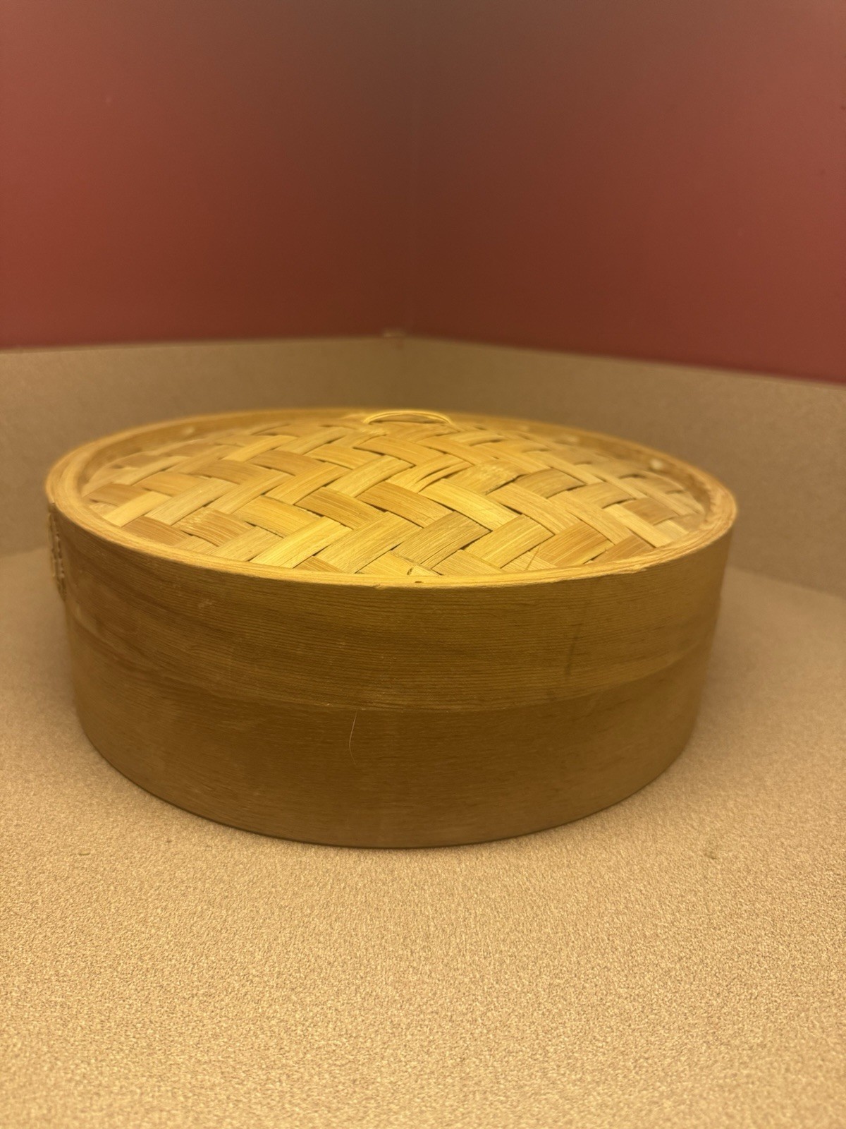 Natural Bamboo Asian Steamer Basket 10.5” Dumpling Bun Shrimp Crab Steamer（96）