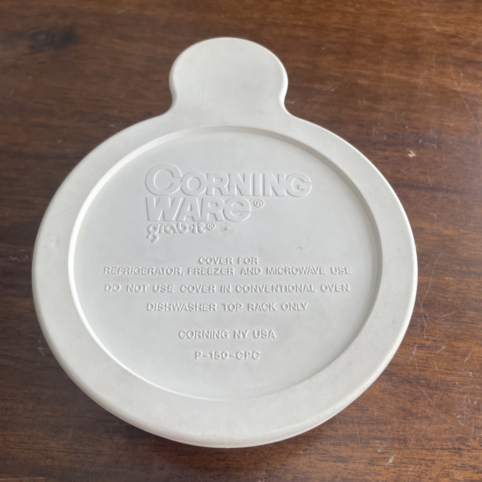 Corning Ware Grab-It P-150-B 15 oz White Bowl With Lid P-150-CPC