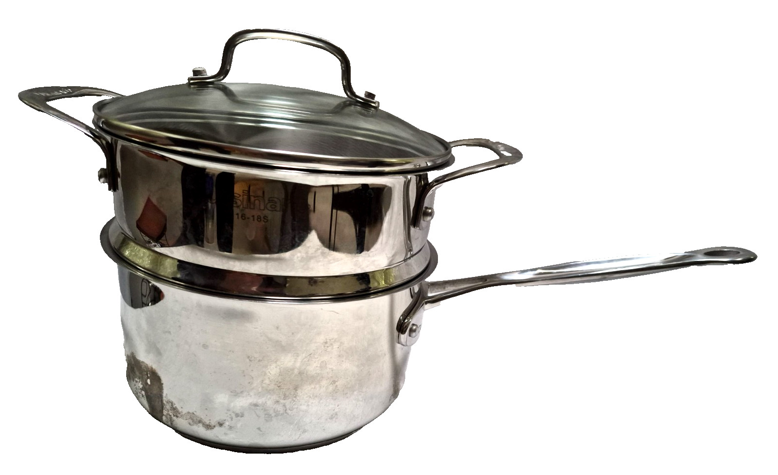 Cuisanart 2.5 Qt. Sauce Pan with Steamer Set – Stainless Steel Mirror Finish