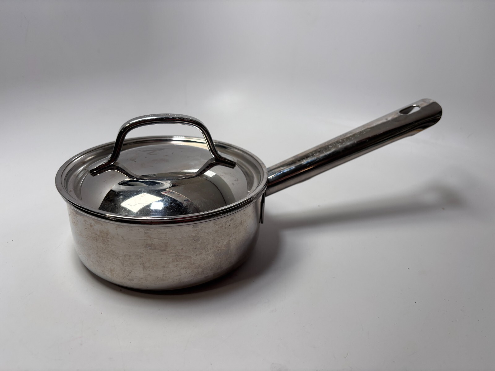 VTG Lagostina Cookware 6″ Saucepan w/ Lid Stainless 14cm Professional Plus Heavy