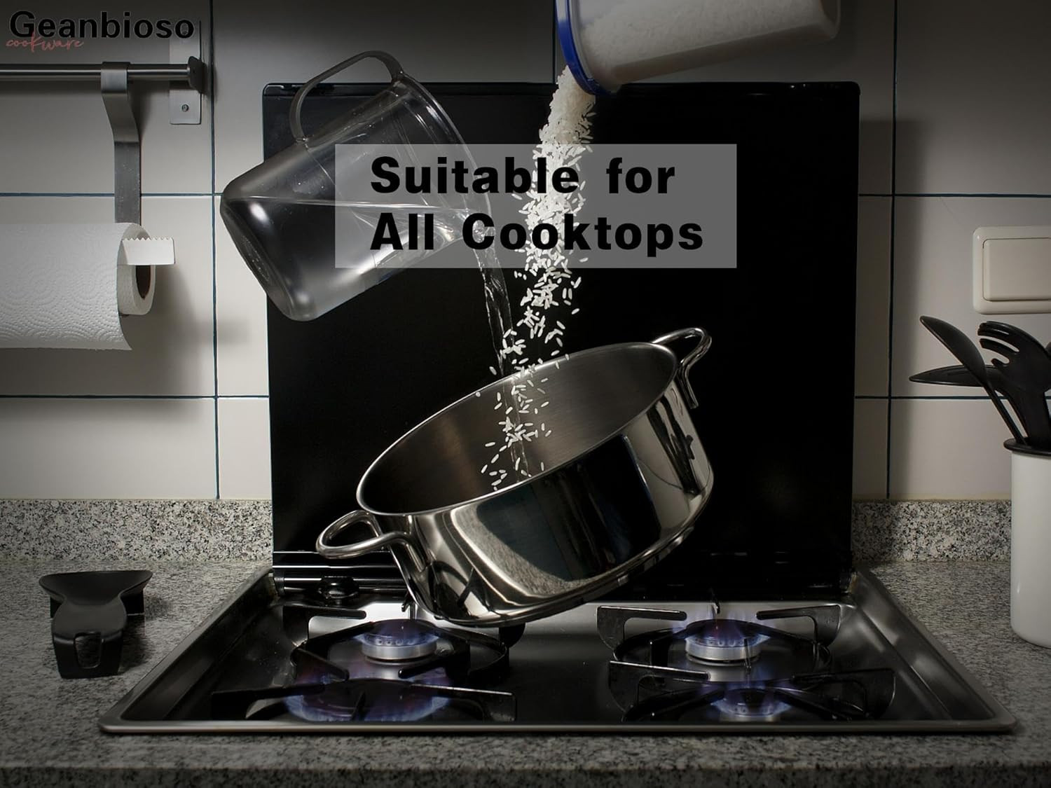 Professional 8-Piece 5-Ply Stainless Steel Cookware Set – Induction & Oven Safe