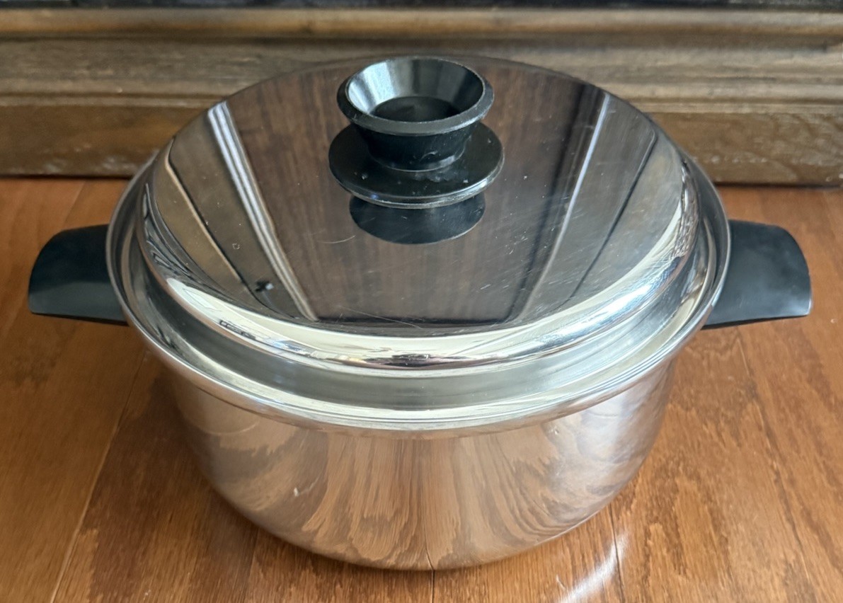 Multi-Core Familie 4 Qt Slo Cooker 5-Ply Stainless Steel Stock Pot w/ Lid USA
