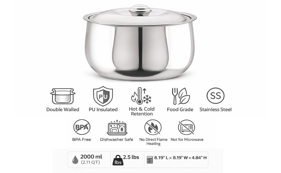 Generic Stainless Steel Casserole And Hotpot Set – Casserole Hot