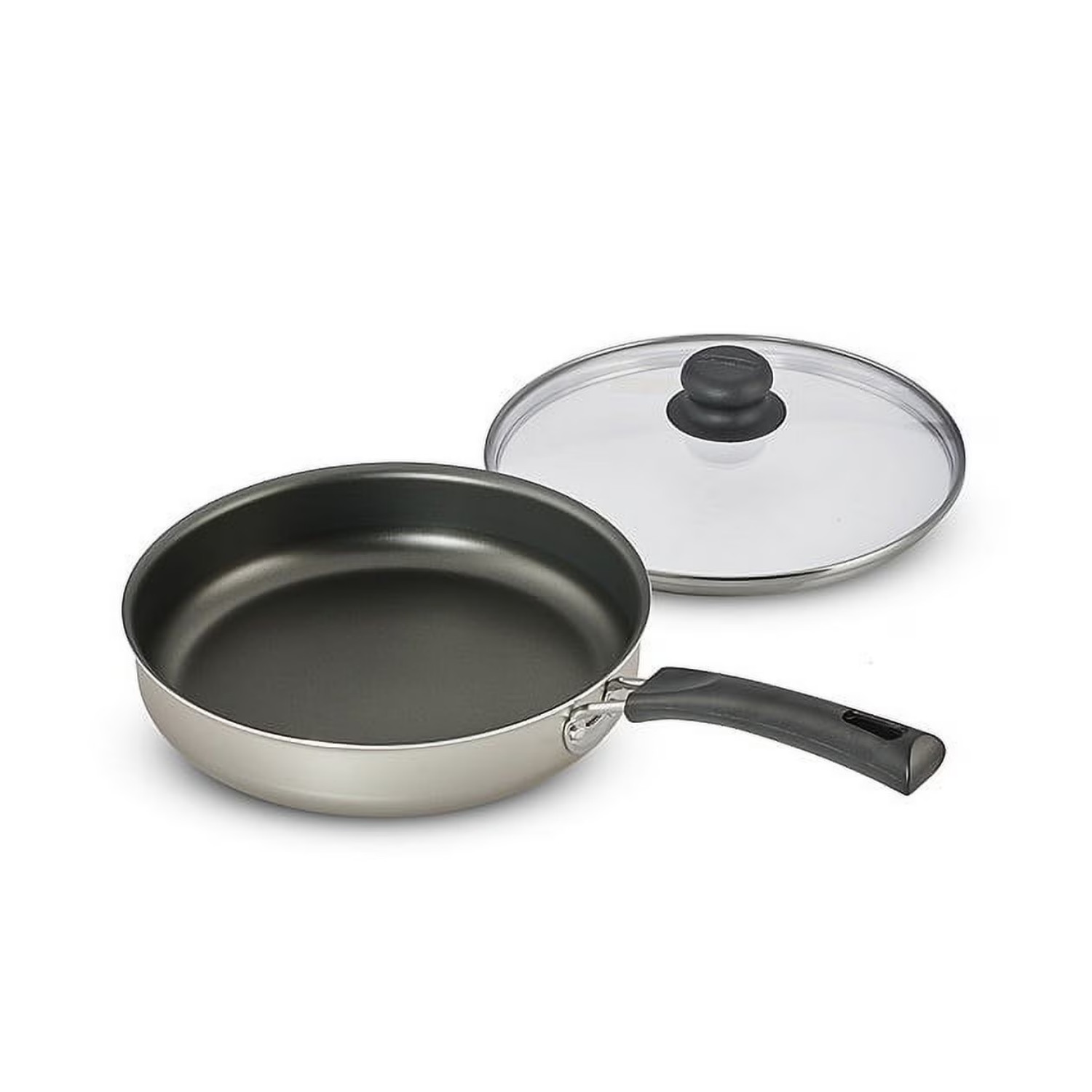 Tramontina 9 Piece Nonstick Cookware Set Pots and Pans Kitchen Cooking Champagne