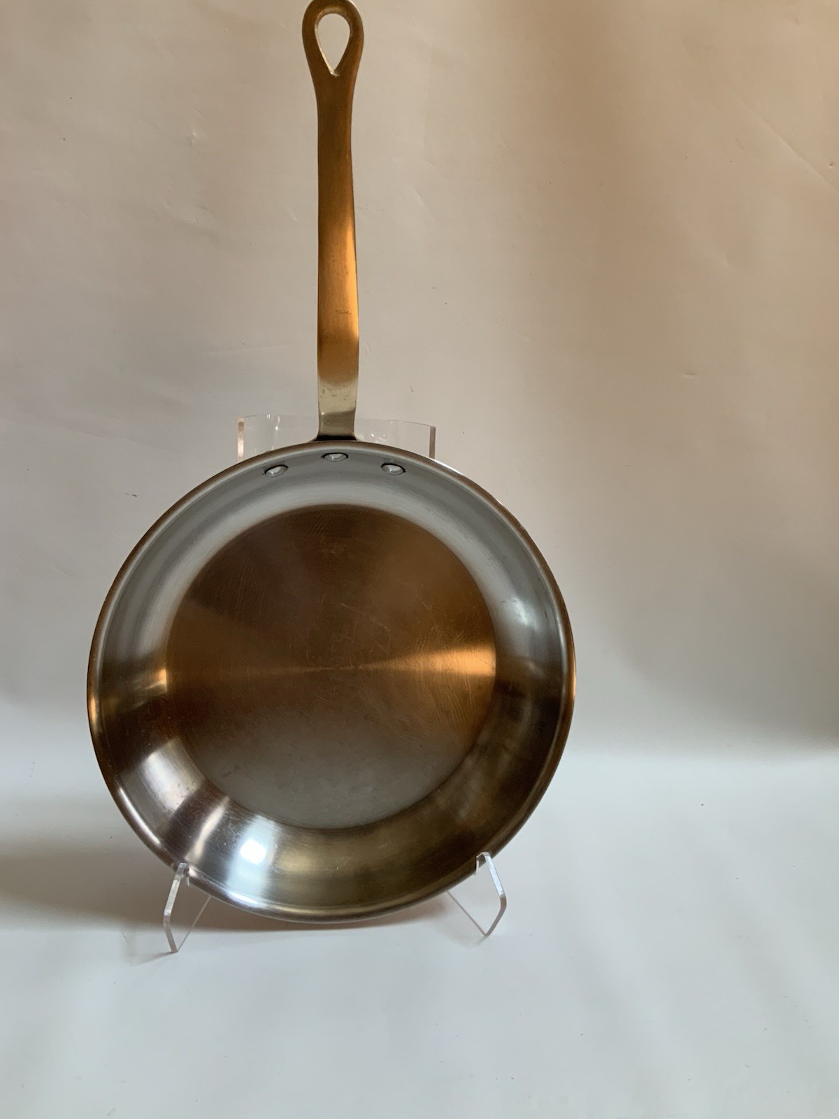 Williams Sonoma Copper & Brass SKILLET Pan 12’’ Made in France