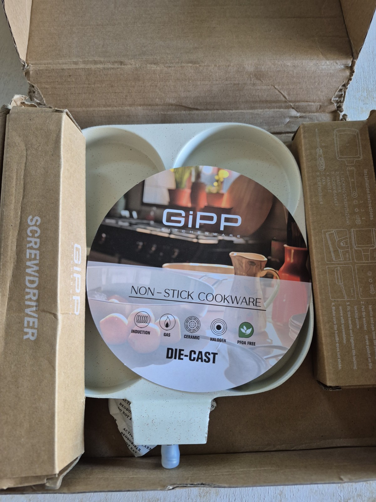 GiPP Nonstick 4 Egg Frying Pan
