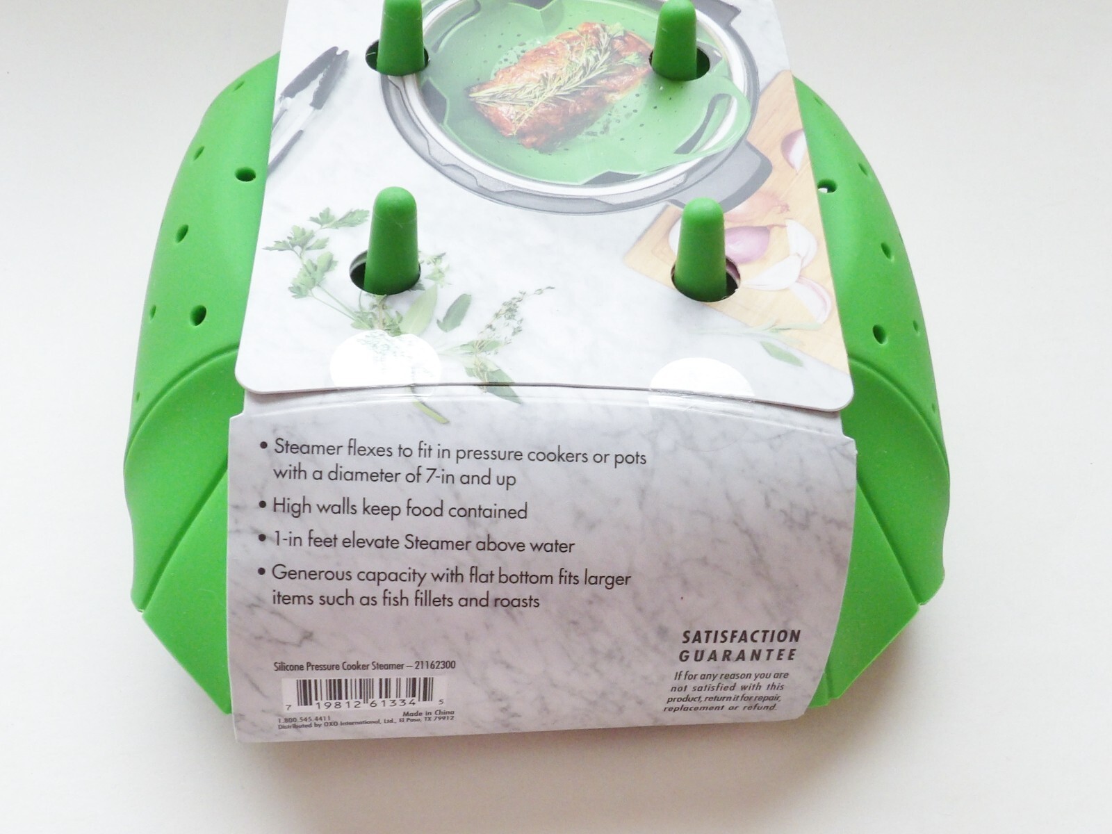 OXO Soft Works Silicone Pressure Cooker or Standard Pot Steamer Insert NWT