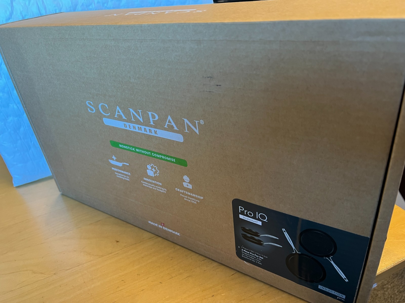 Scanpan Pro IQ – 2 Pc. Fry Pan Set 68000200 in retail box
