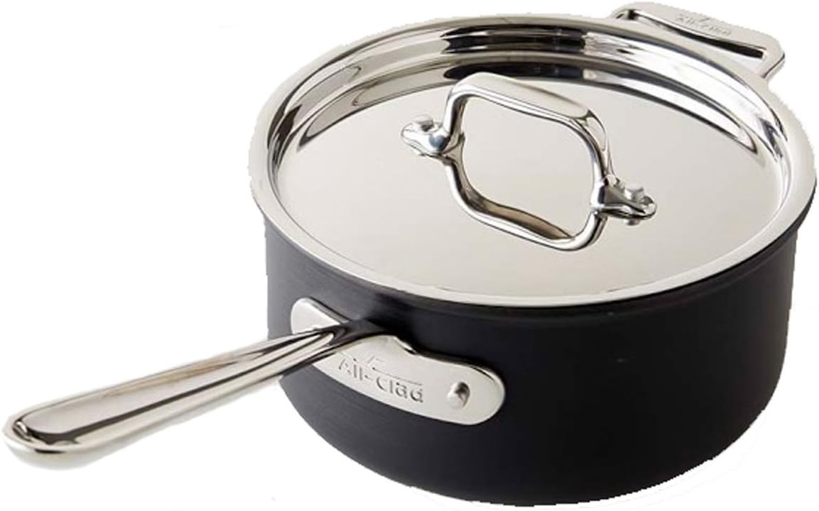 All-Clad NS1 Hard Anodized Nonstick 3-qt Sauce Pan with lid