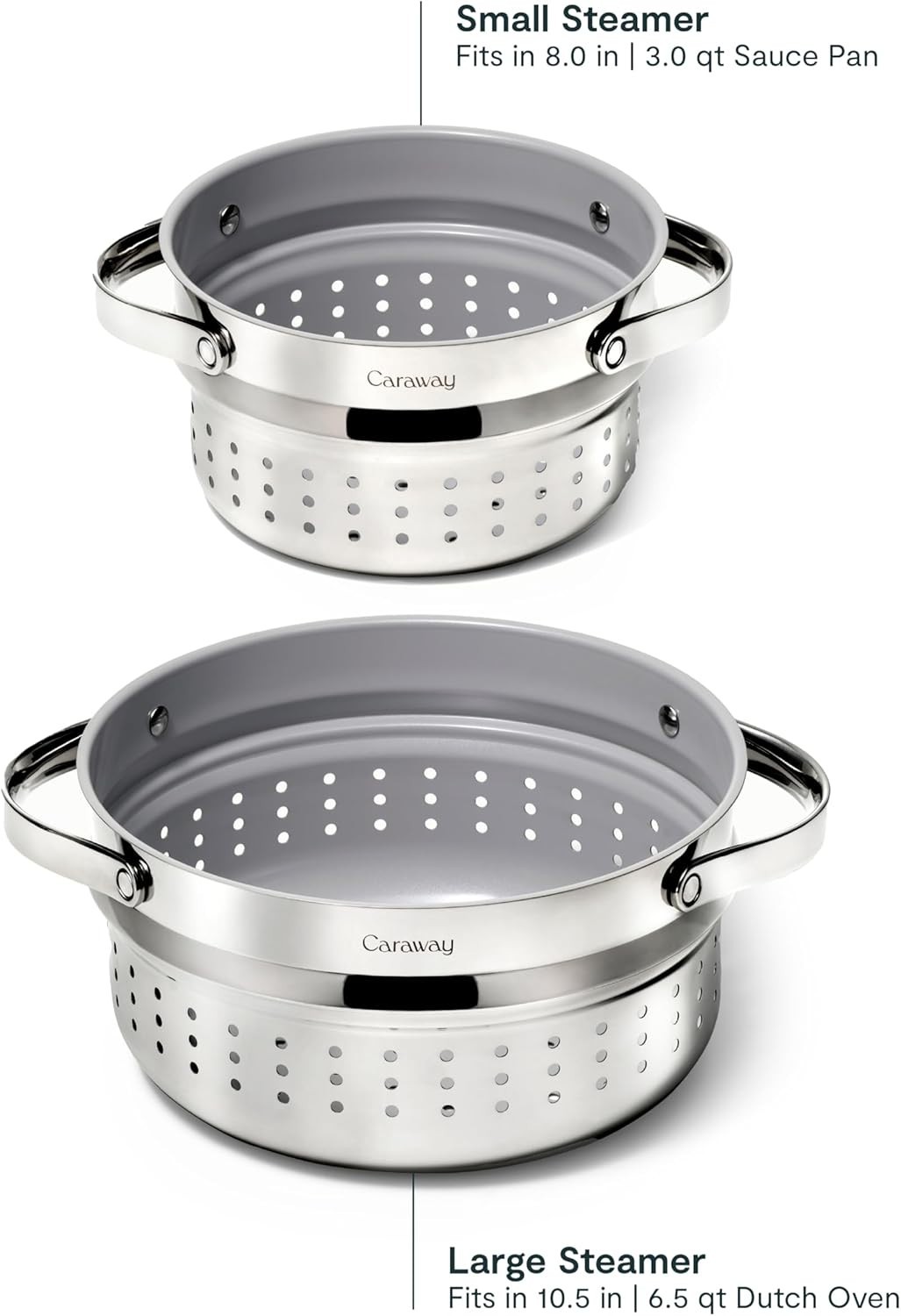 Stainless Steel Steamer Basket with Handles Nonstick Vegetable Steamer Small
