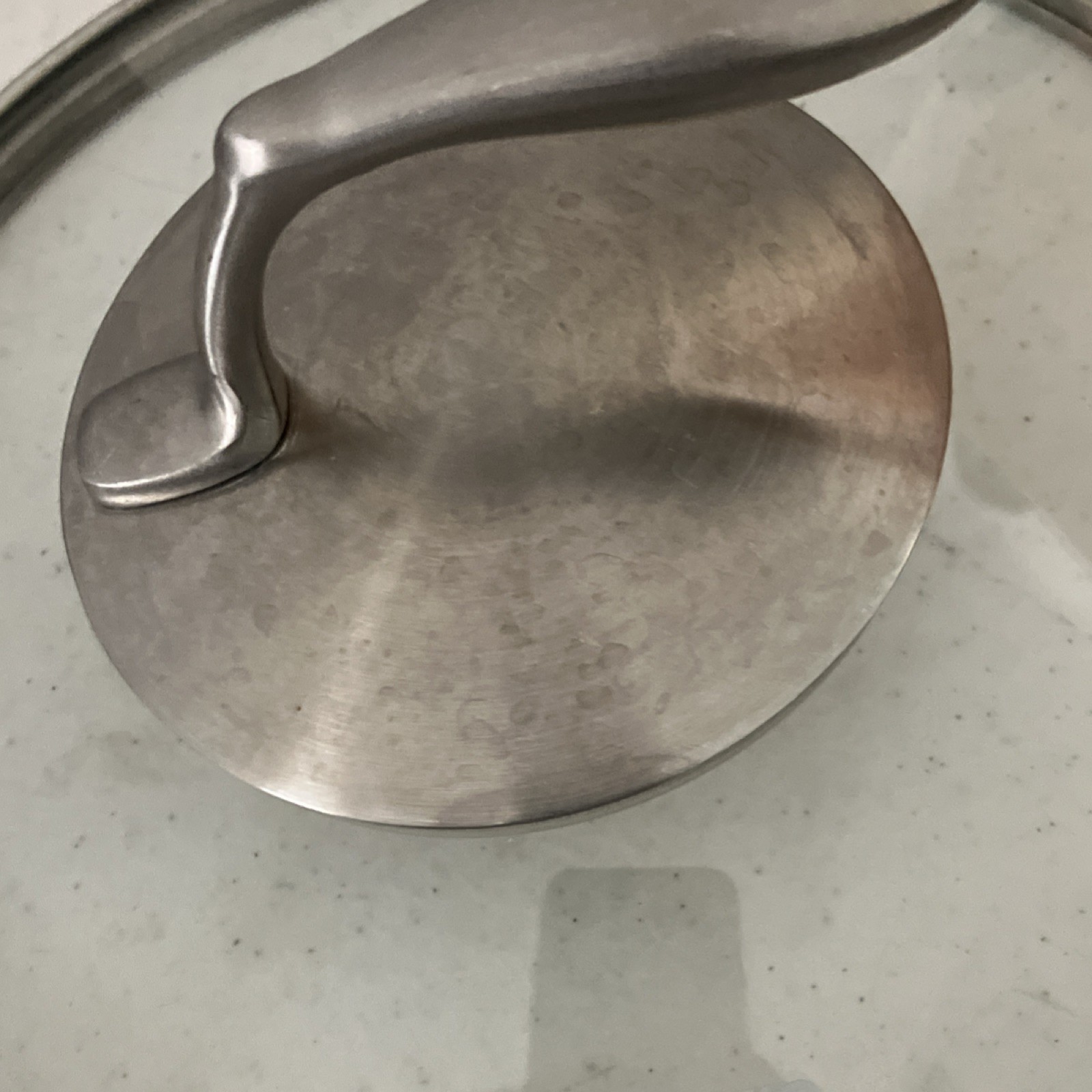 Tupperware Chef glass lid only to fit 8 inch pan, measures 7 3/4 inches