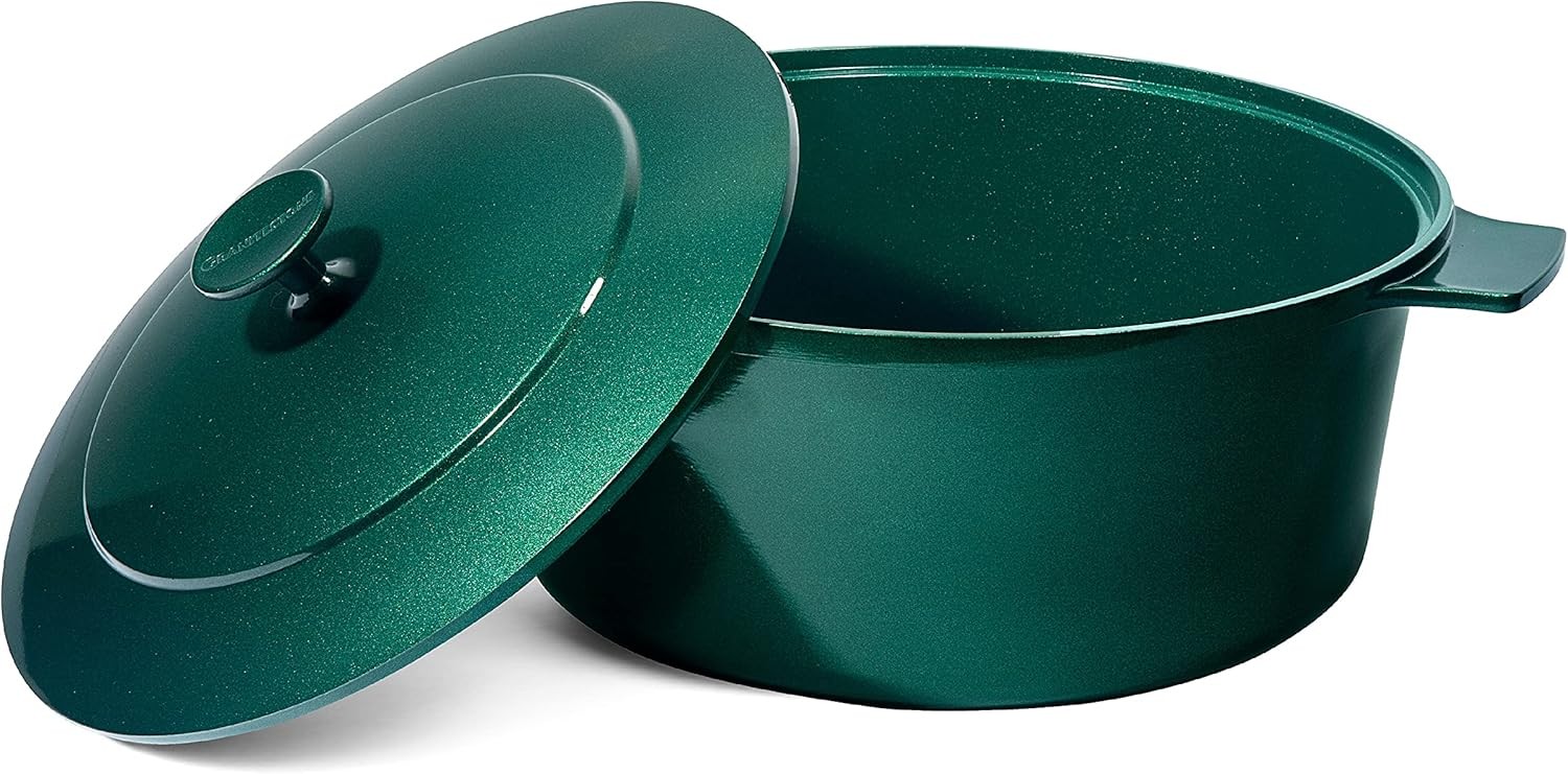 Dutch Oven 6.5 Quart Ultra Nonstick Enameled Lightweight Aluminum Dutch Oven Pot