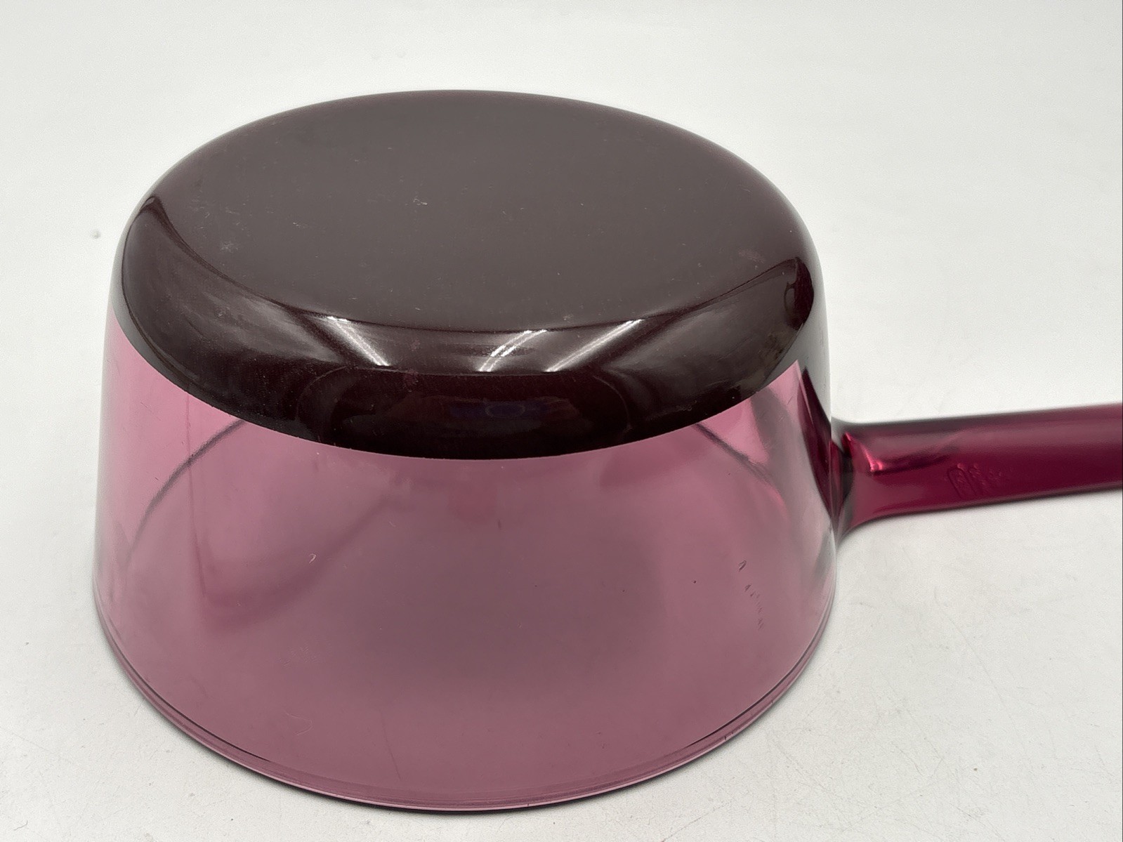 Cranberry Corning Vision 1L saucepan Nonstick Pourspout USA Pyrex