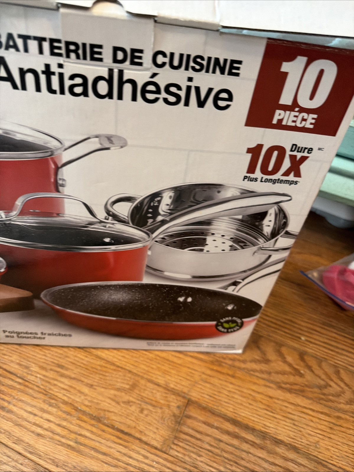 Granite Stone Hammered Titanium Non-Stick Diamond Infused 10 Piece Cookware Set
