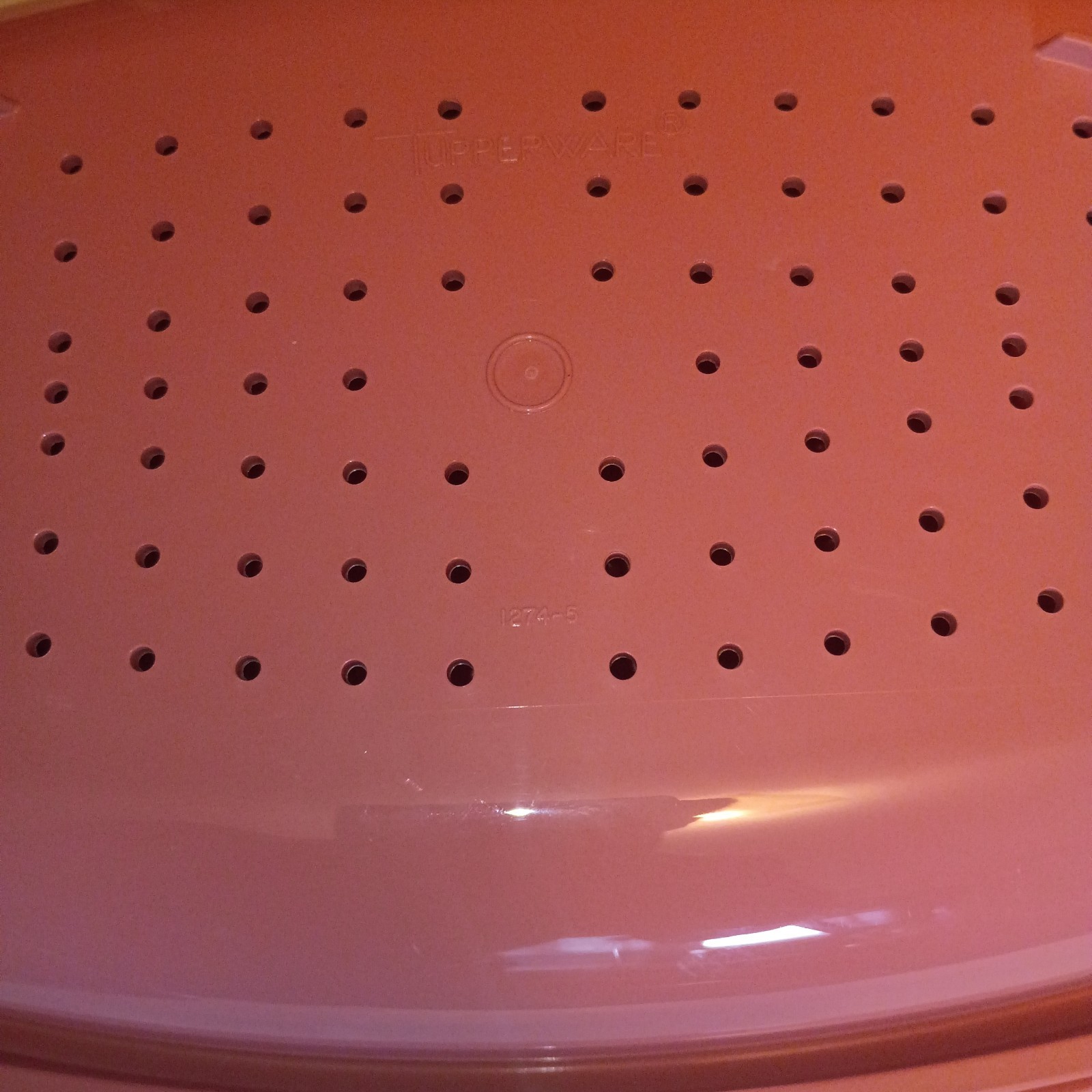 Vintage MCM Tupperware Microwave Food Steamer 3 Piece Set Very Little Signs Used