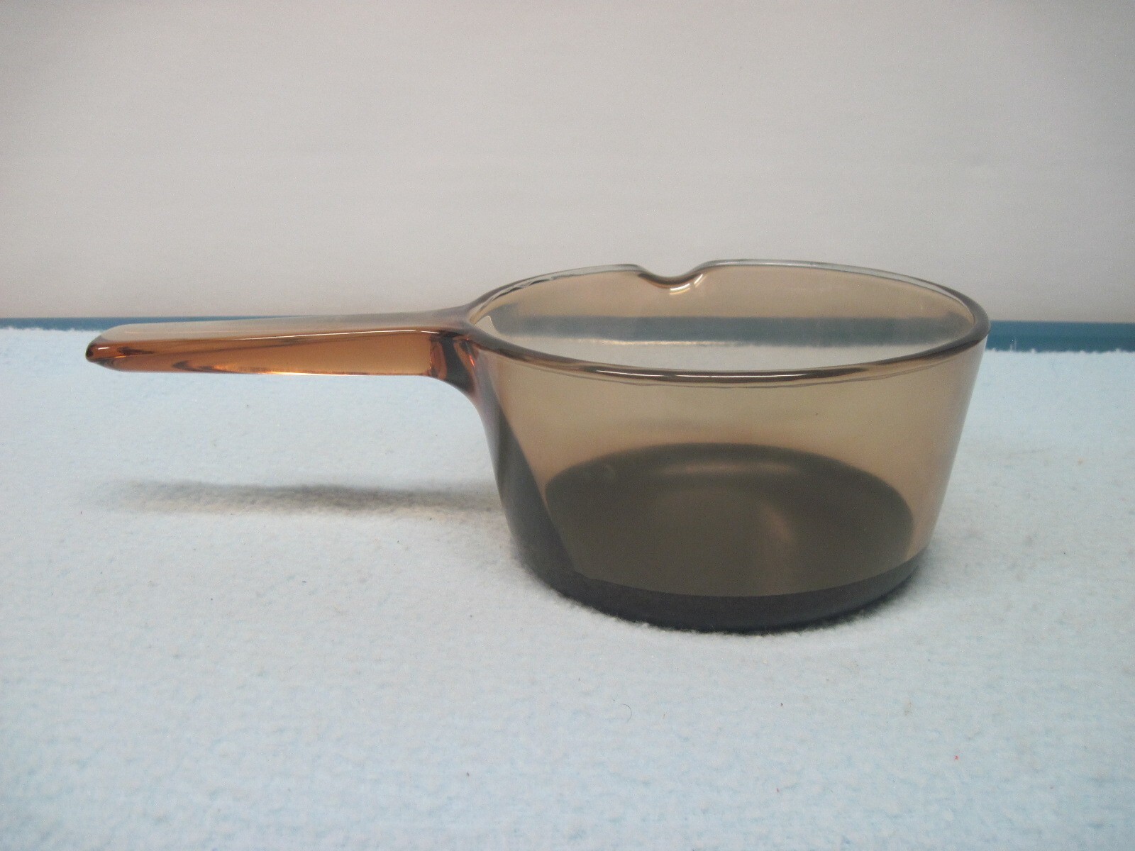 Corning Vision Amber Saucepan w Spout Non Stick 1 Liter. USA