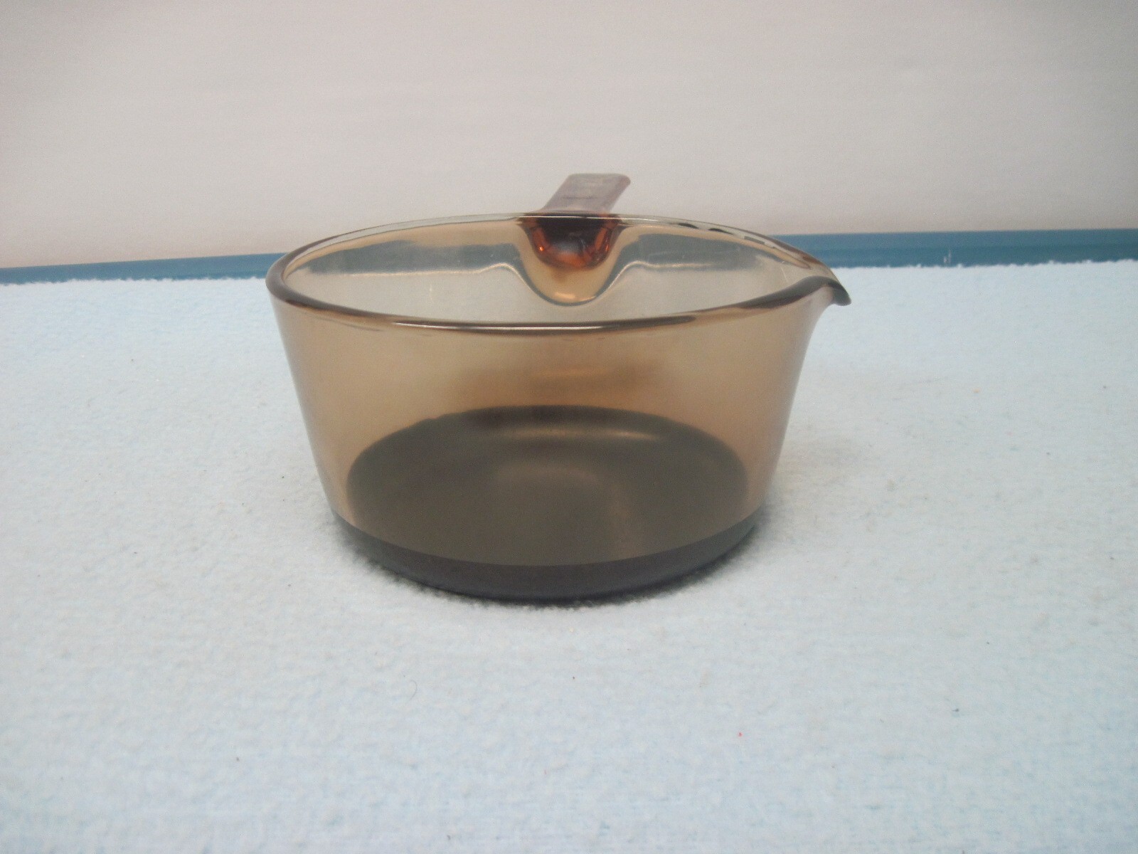 Corning Vision Amber Saucepan w Spout Non Stick 1 Liter. USA